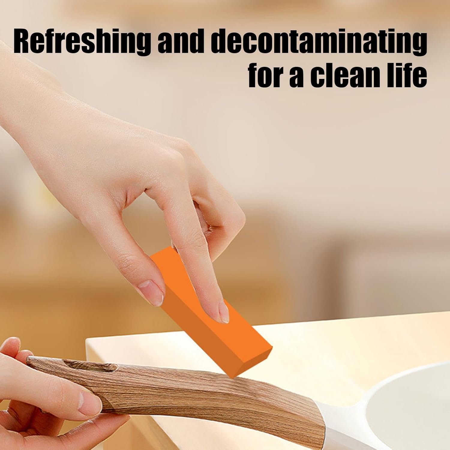Stainless Steel Stain Remover with Natural Rubber