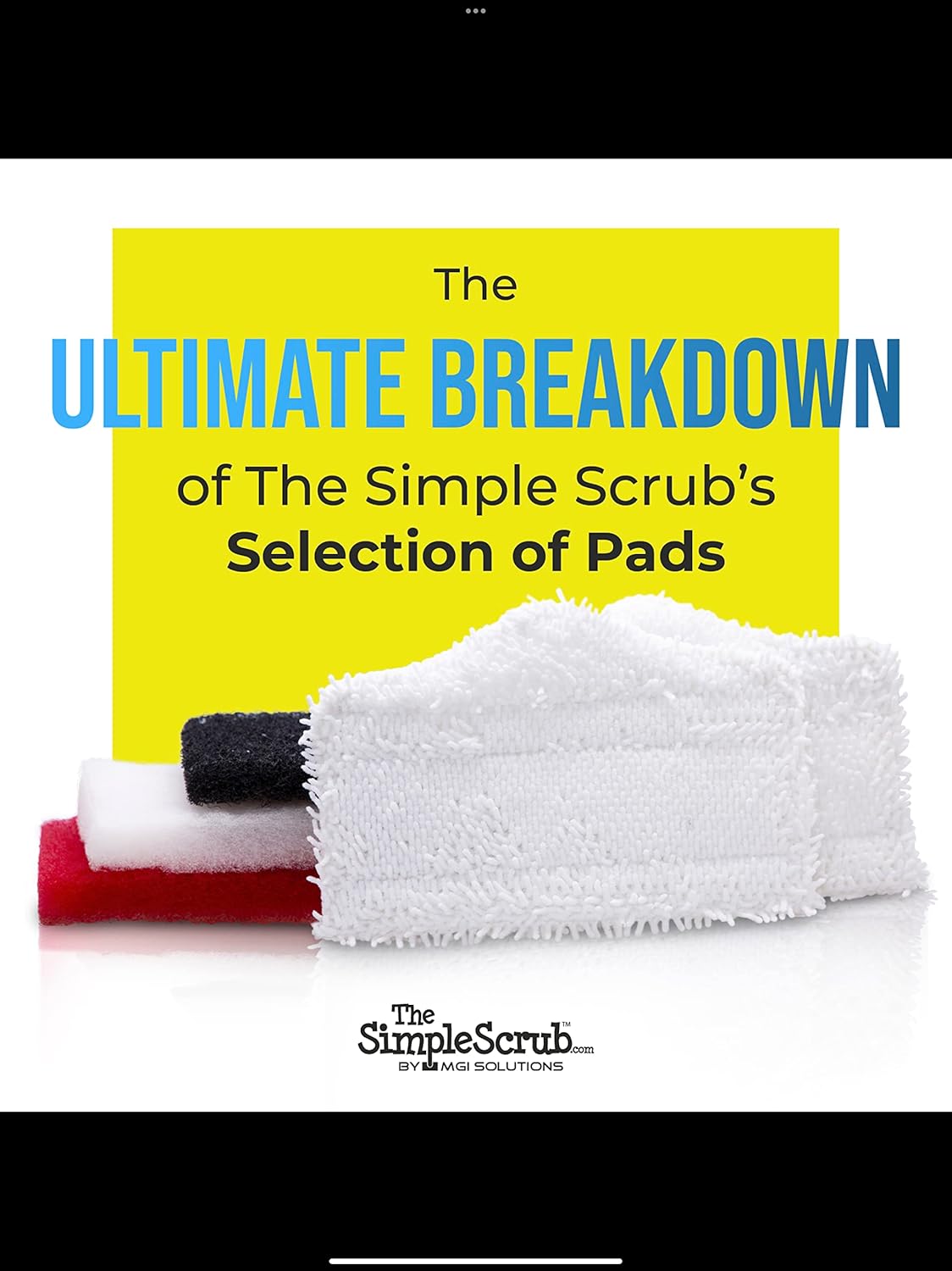 The Simple Scrub Tile Mop Brush Refill Pack 1