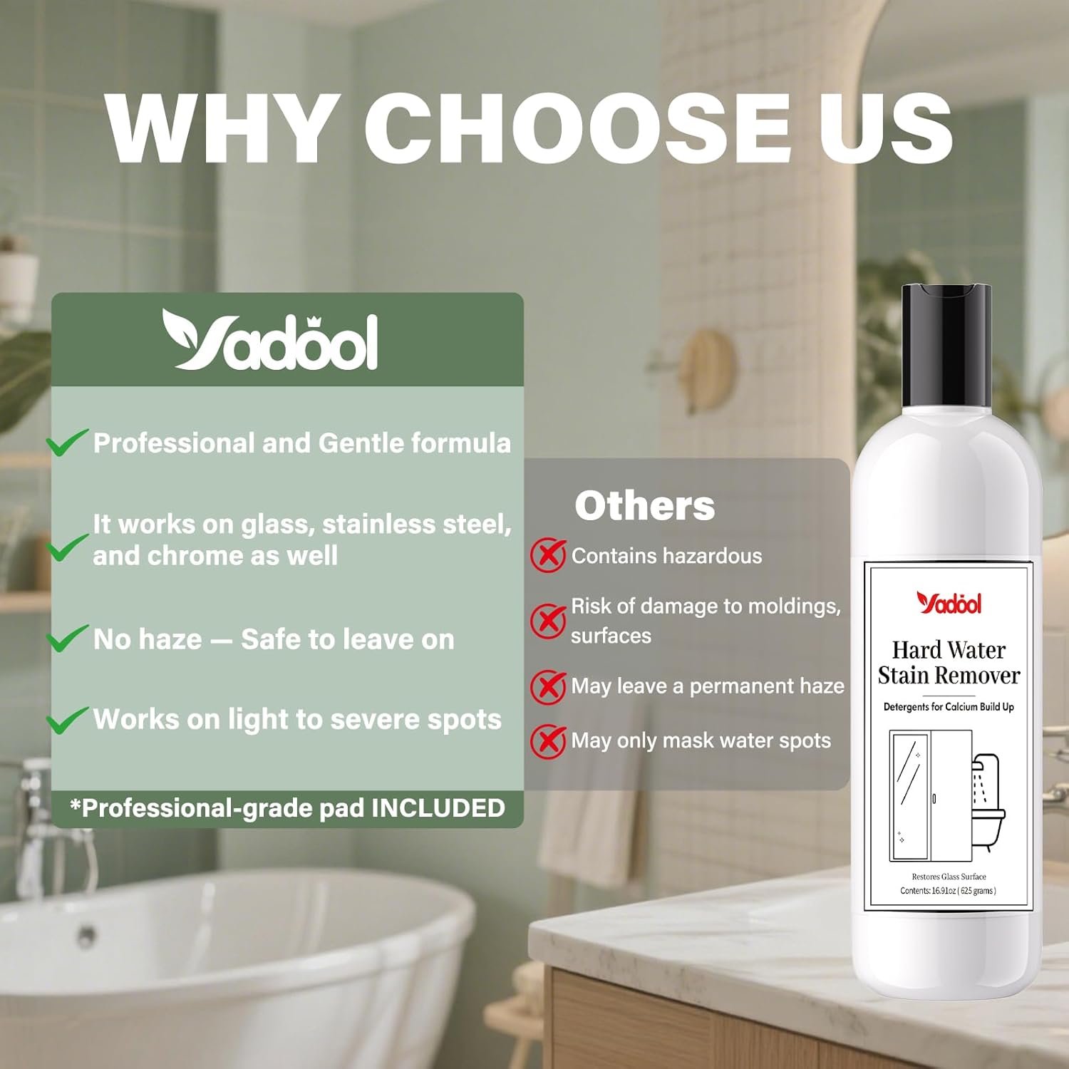 Yadool Hard Water Stain Remover 1691oz