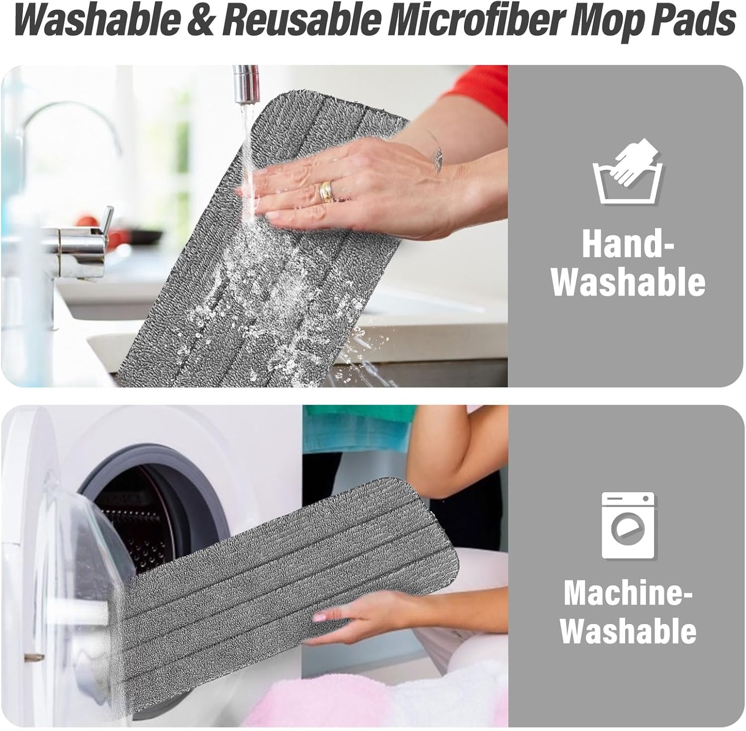 Panda Grip 165 Inch Mop Pad Refills 3 Pack