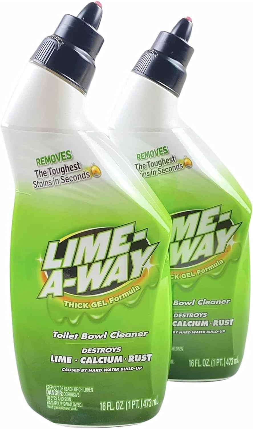 Lime-A-Way Toilet Bowl Cleaner 16oz Pack of 2