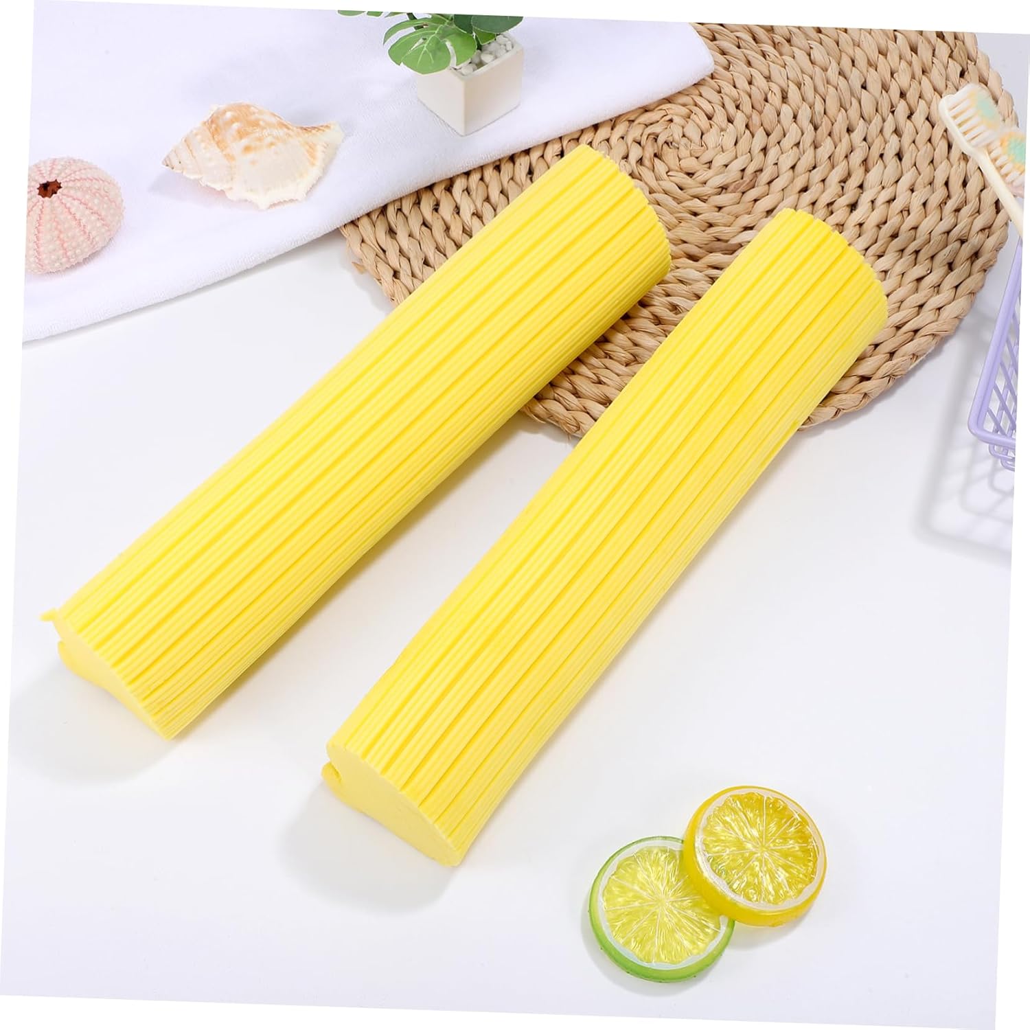2pcs Packove Replacement Mop Heads for Floor Cleaning