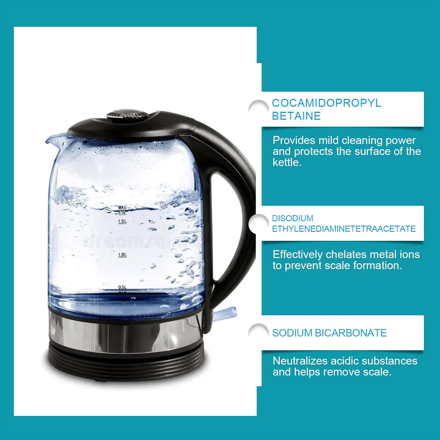 Electric Kettle Descaler - 30g6 Packs Limescale Remover for Home Use