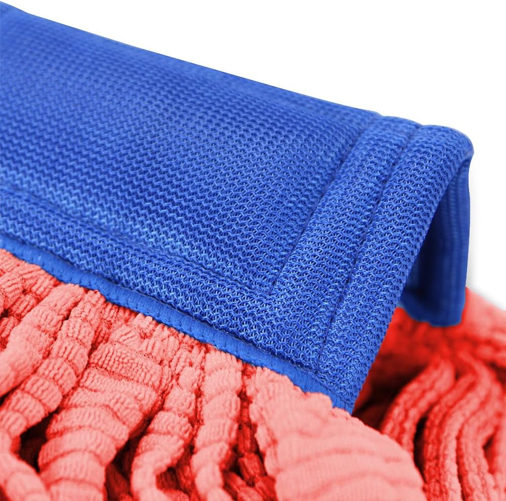 Arkwright Microfiber Tube Mop Head - Lint Free Heavy Duty 14 oz Red