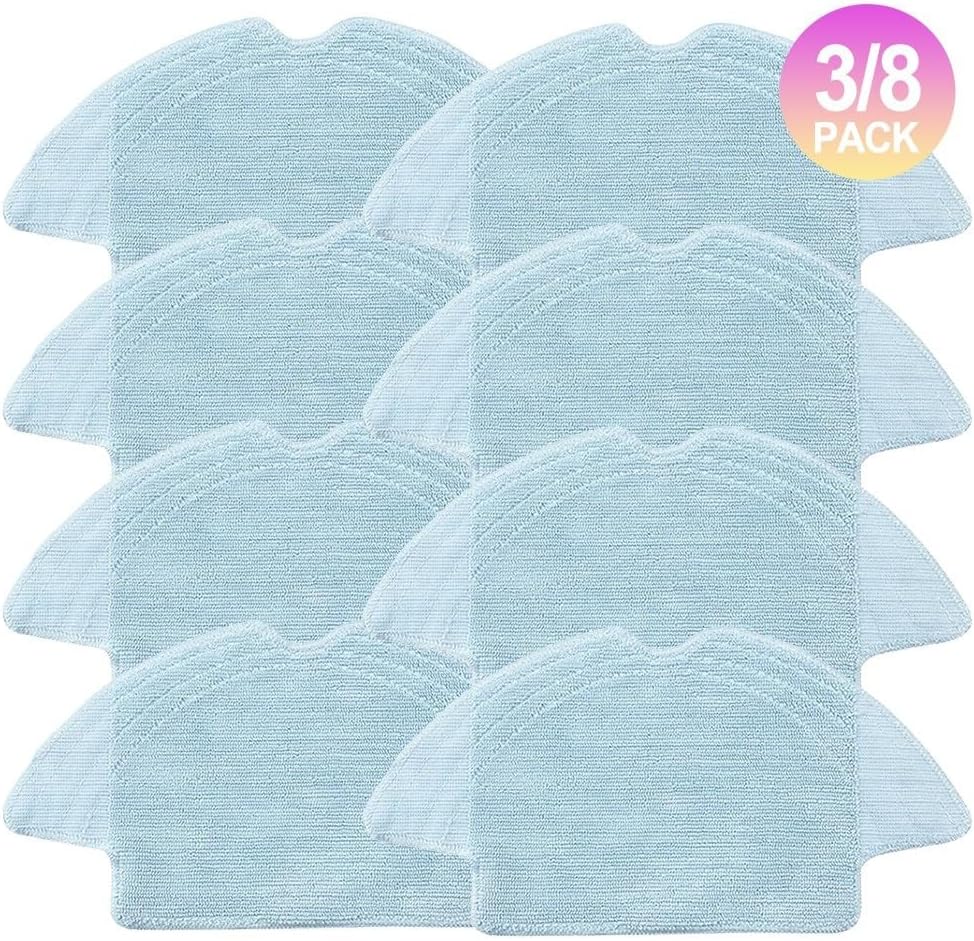Marebm Mop Cloth Pads Replacement for BObsweep Pet Hair Robot Vacuum 1