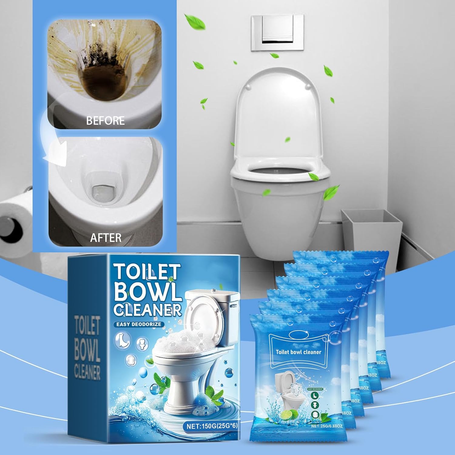 Generic Splash Toilet Cleaner Miracle Powder 2025