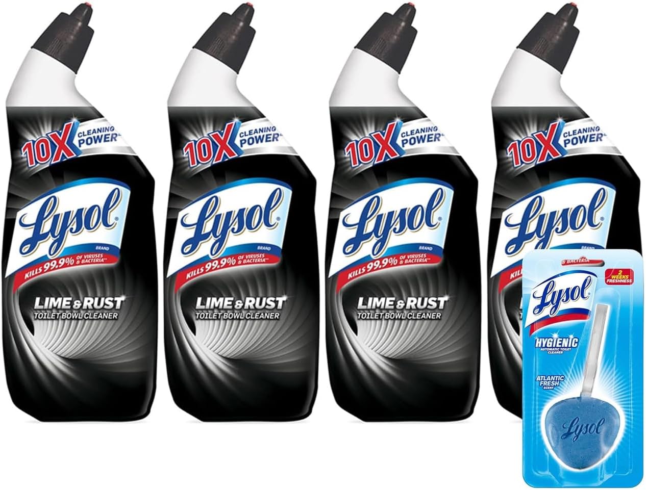 QT Shipping Toilet Bowl Cleaner 4-Pack 24 Fl Oz