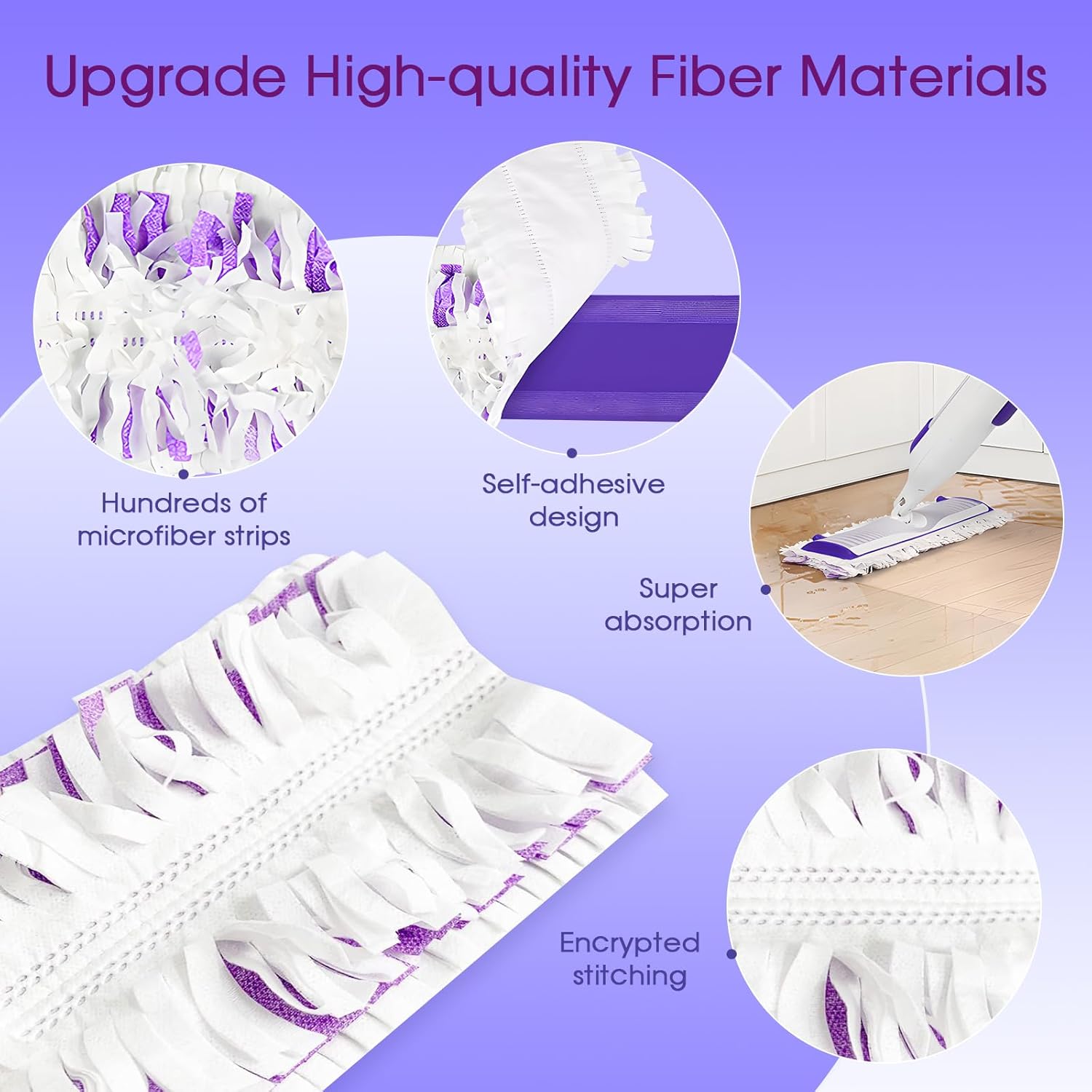 COBLOB 14 Pack Swiffer PowerMop Replacement Mop Pads