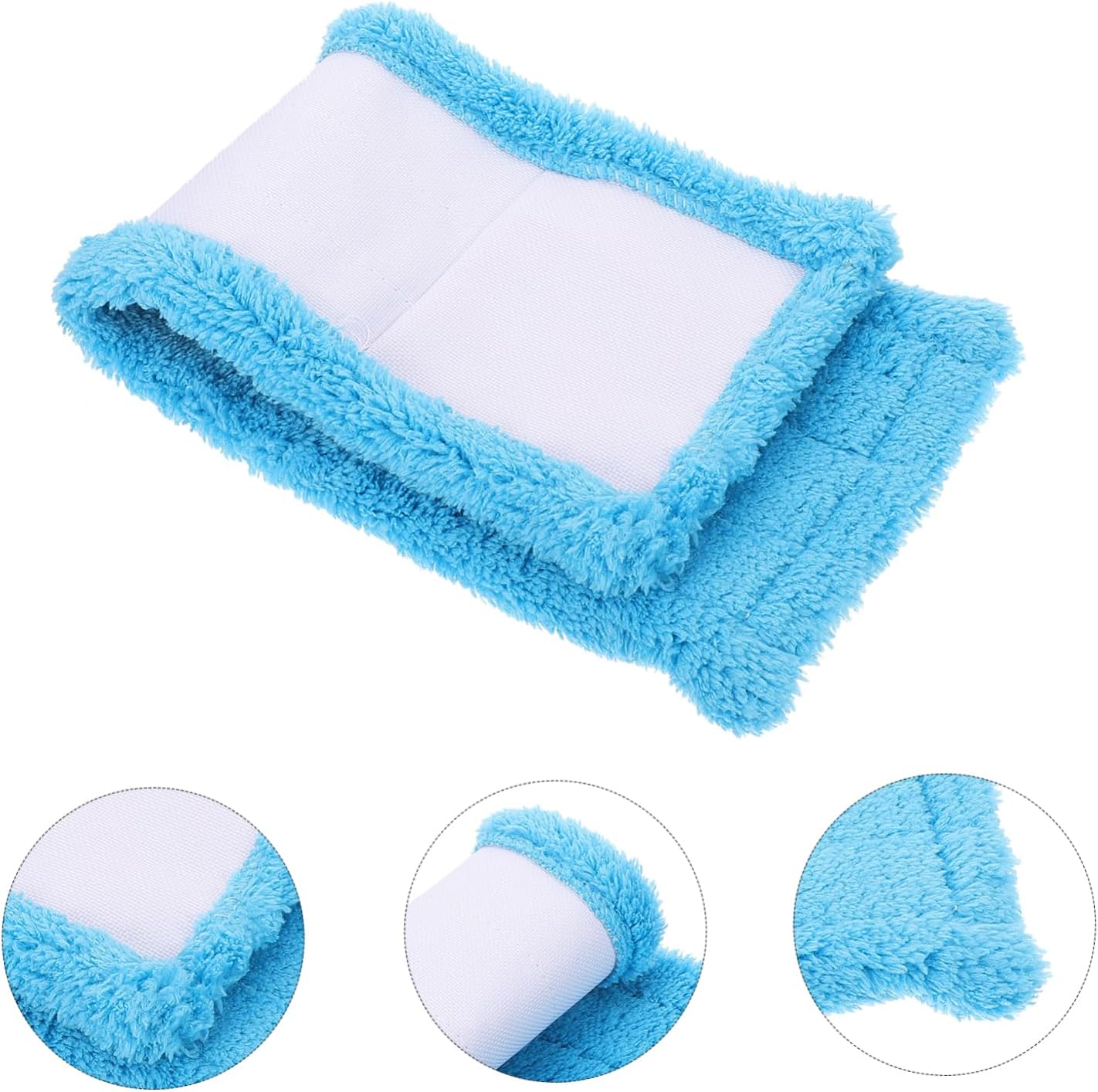 2pcs Microfiber Mop Head Replacement Pads for Cleaning
