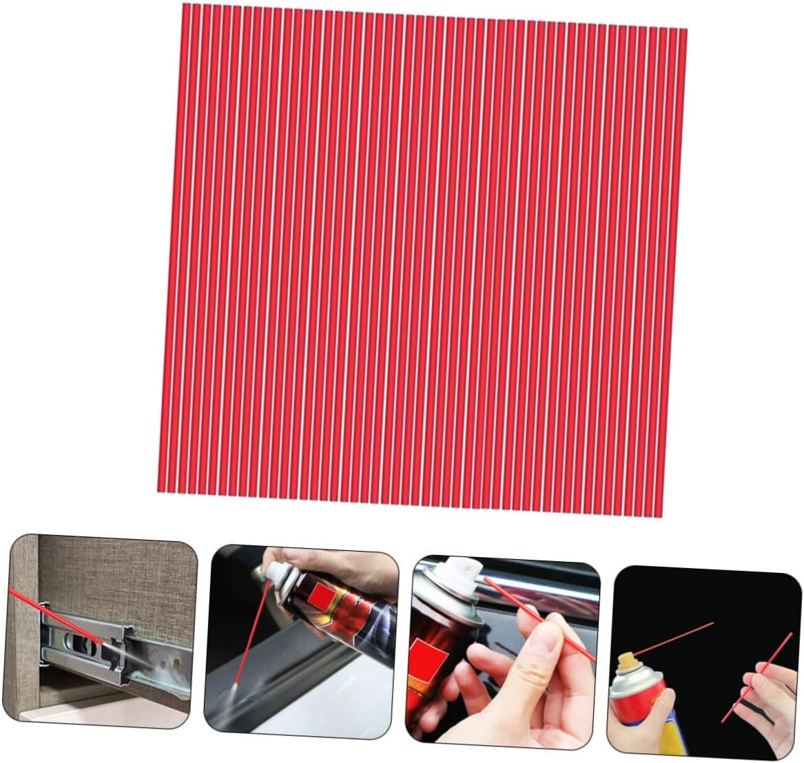 NULYLU 200pcs Rust Remover Spray Tubes with Extension Nozzle