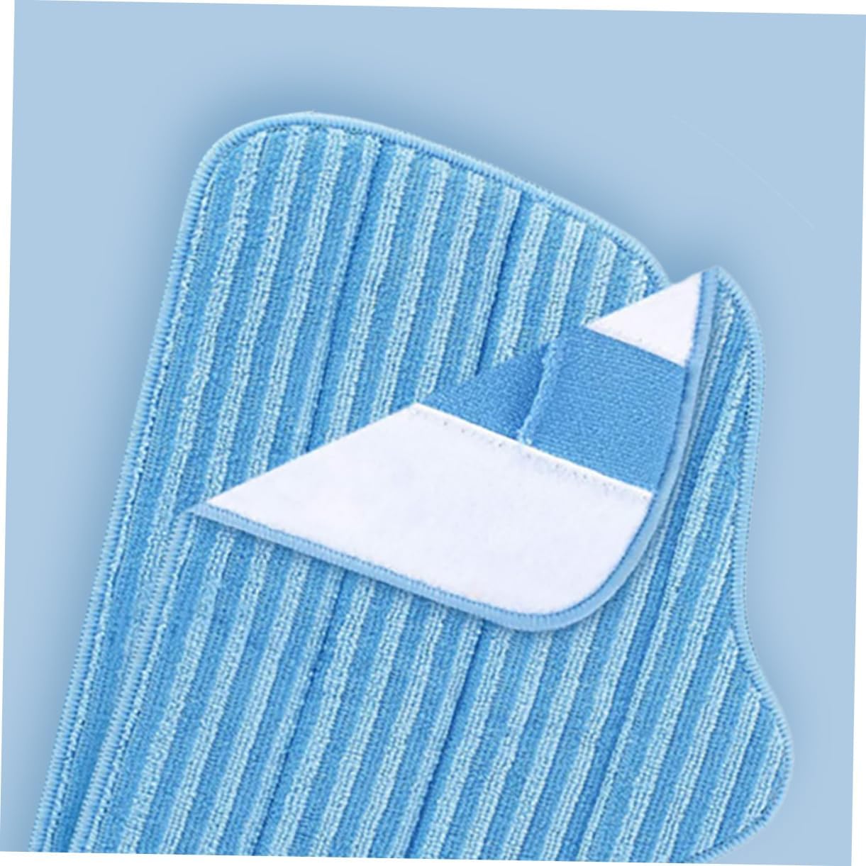 2pcs Reusable Microfiber Mop Pads for Hardwood Floors
