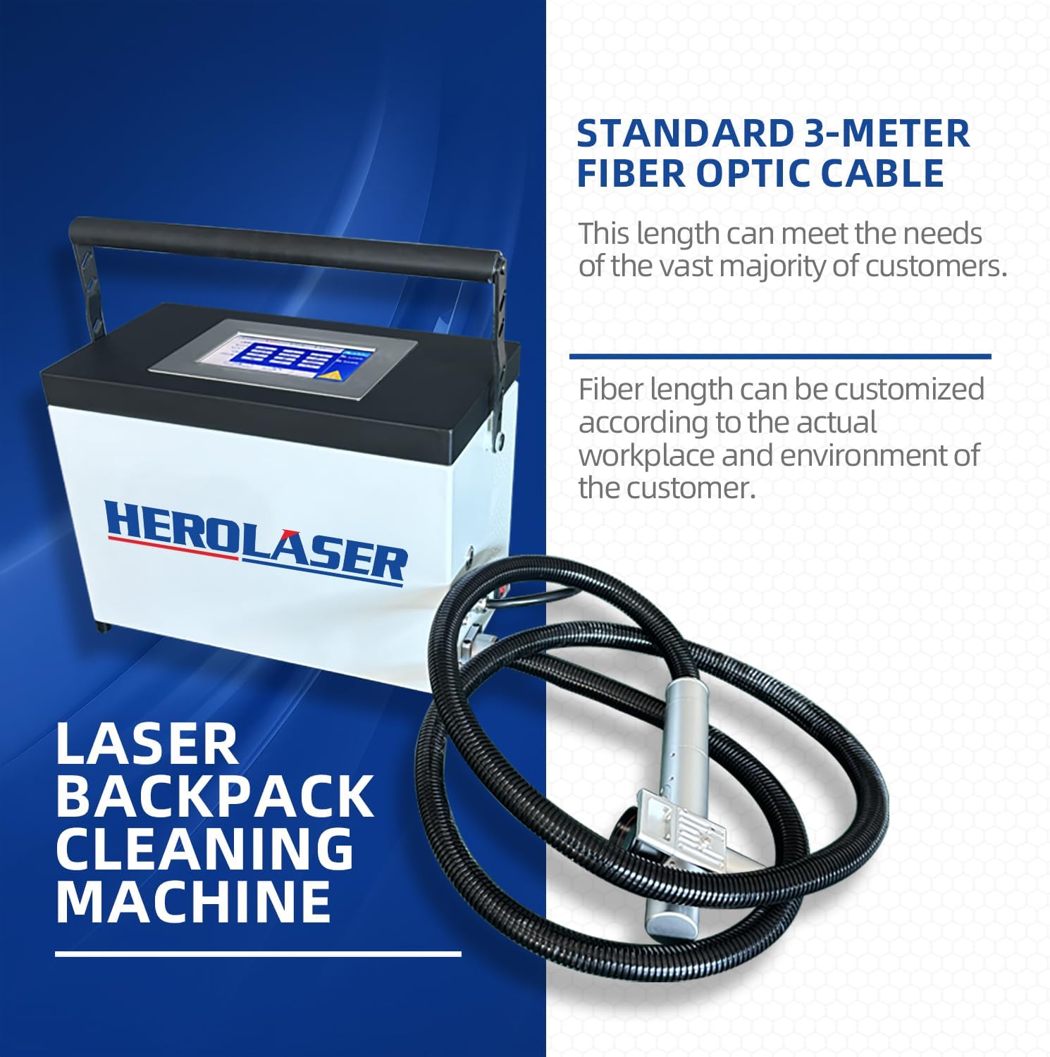 HEROLASER 100W Portable Laser Cleaner Tool 1