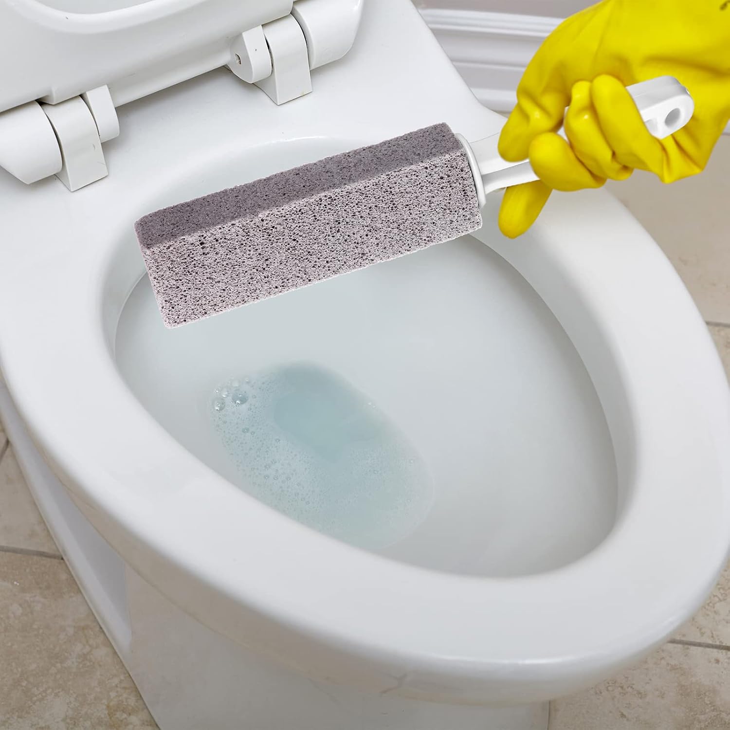 20 Pack Pumice Stones with Handle for Toilet and Bath