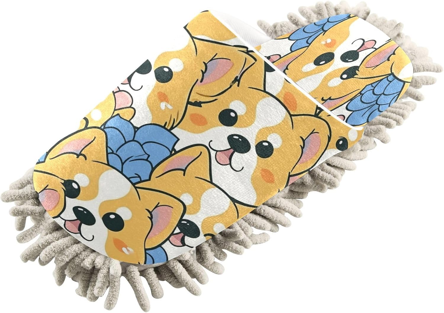 Zhirexin Microfiber Mop Slippers for House Cleaning 1