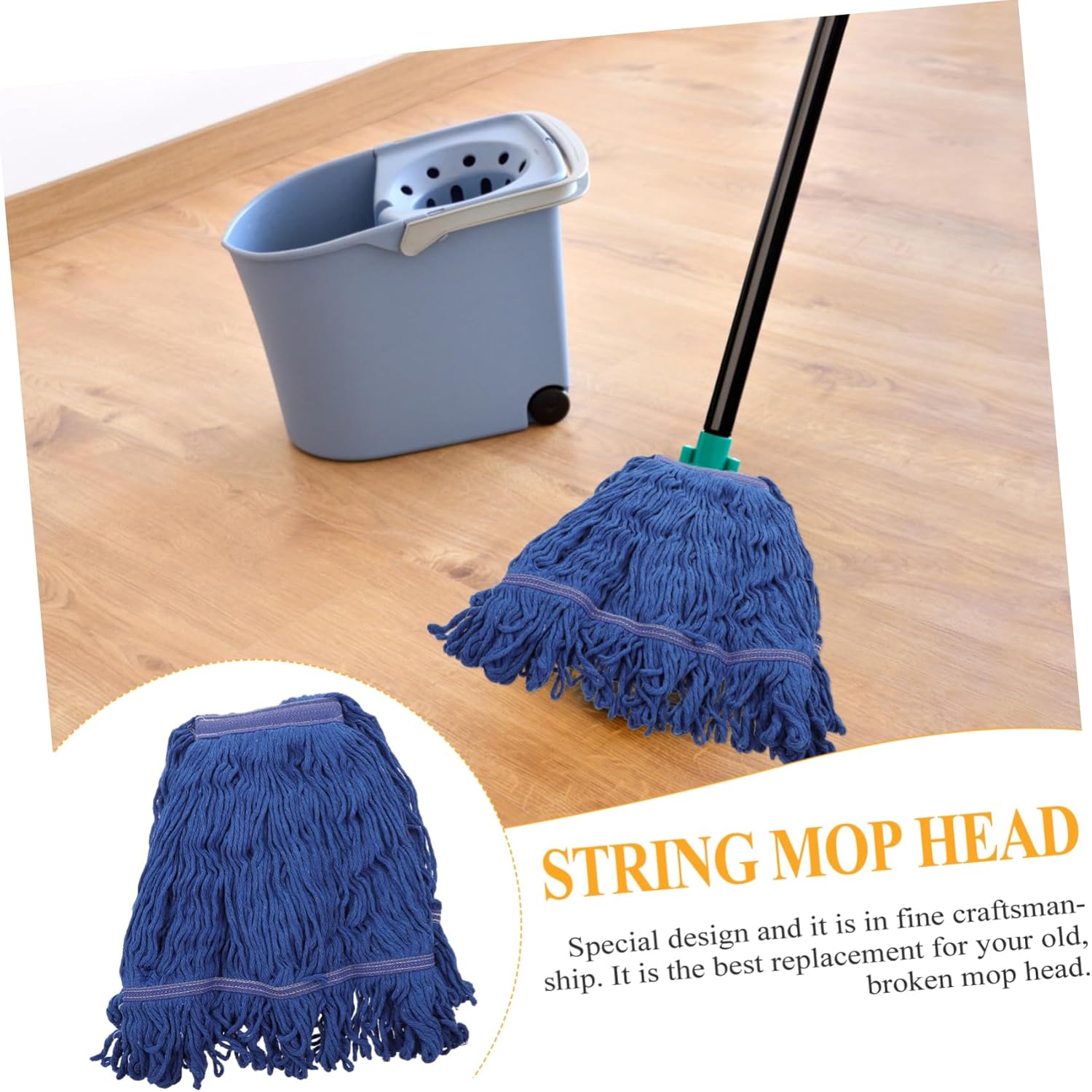 Packove Colorful Cotton Yarn Mop Head Replacement