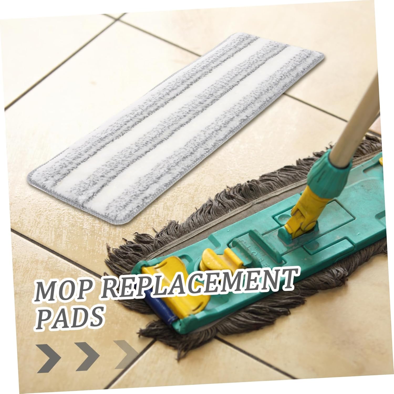 5pcs Self-Adhesive Microfiber Mop Refill Pads