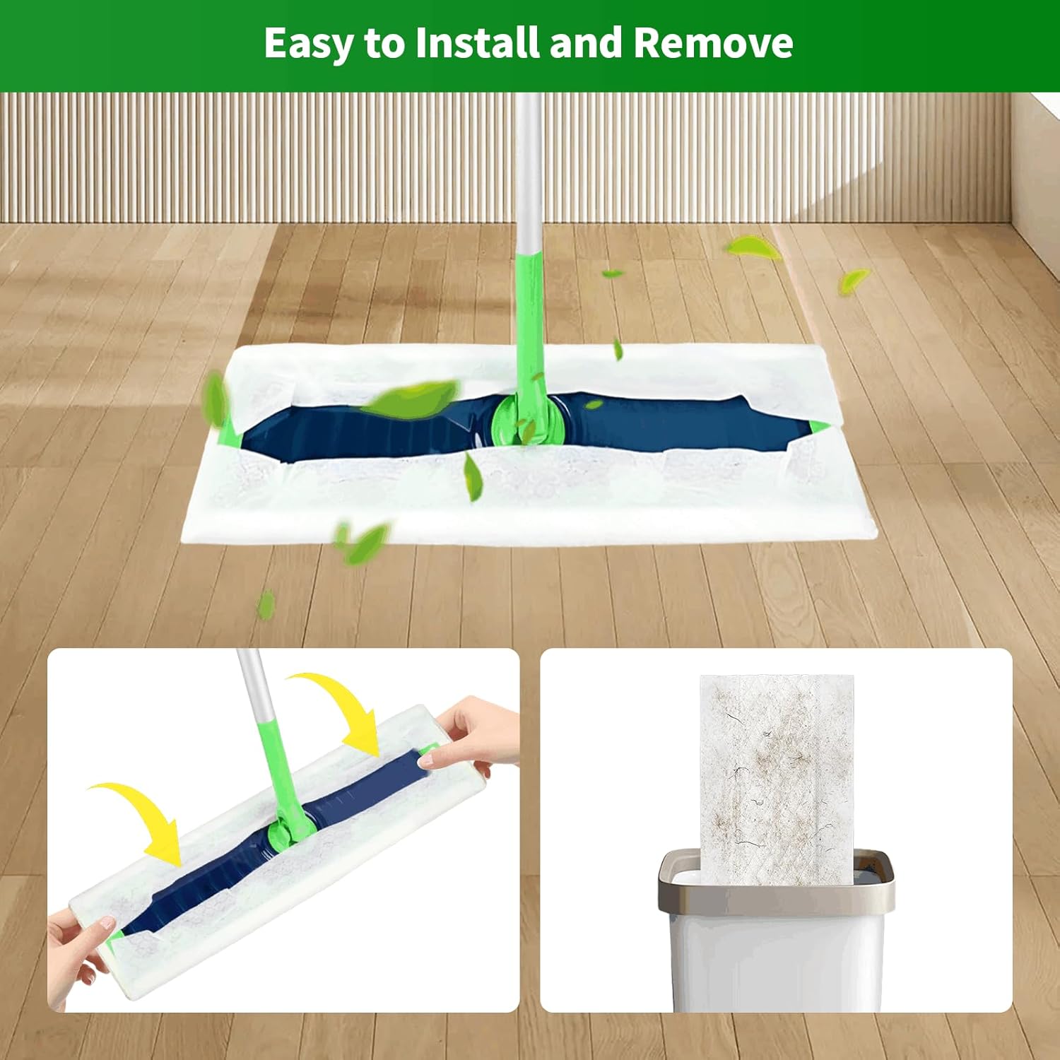 55 Count Heavy Duty Mop Refills for Swiffer XL