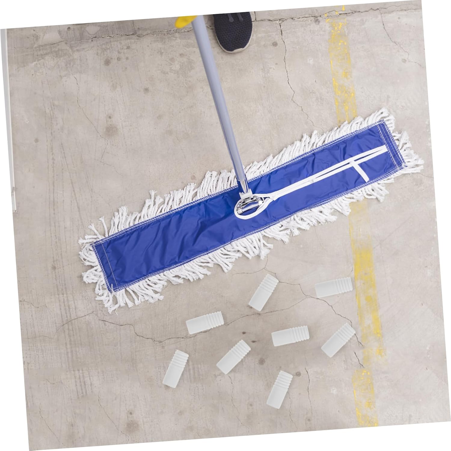 20pcs Durable Threaded Broom Handle Tips for Mopping