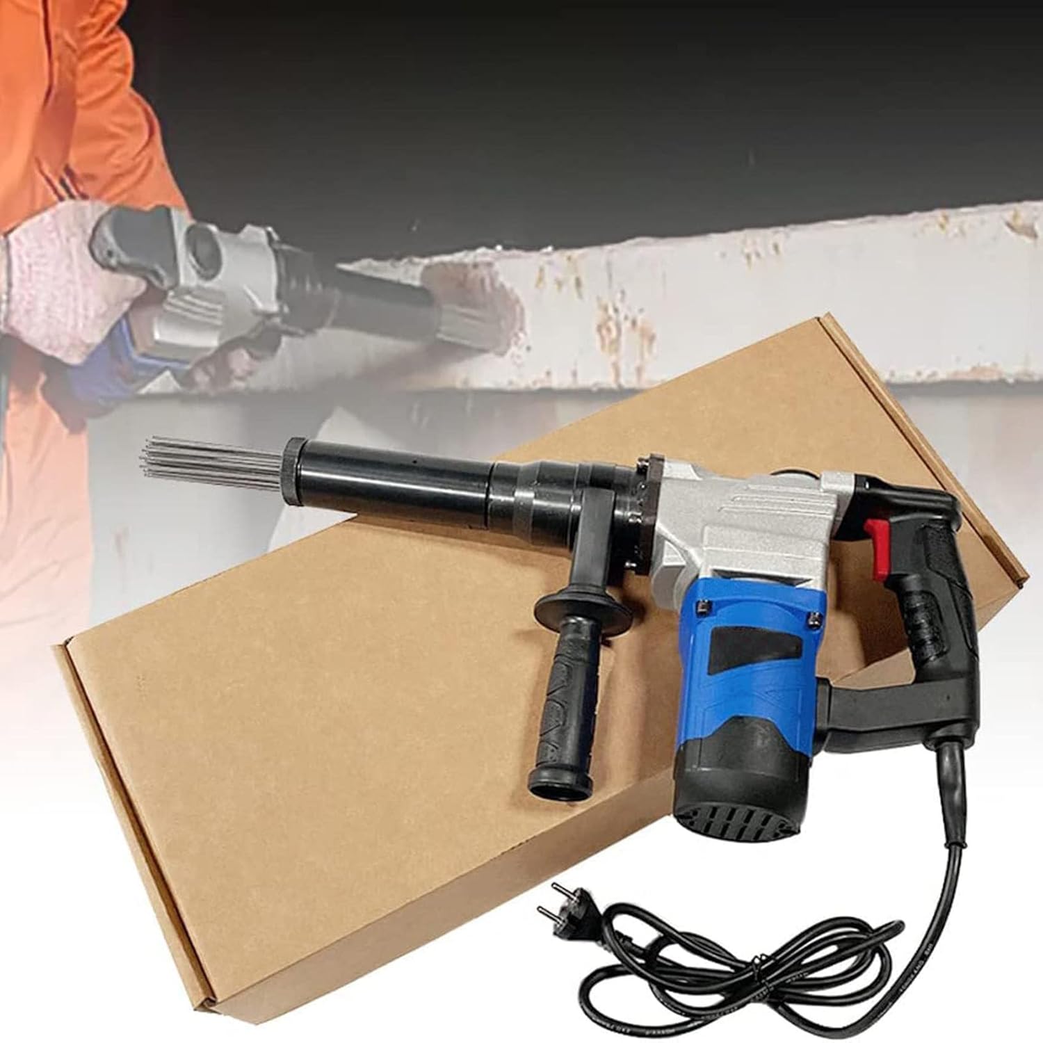 High-Power 1100W Electric Needle Scaler for Rust and Paint Removal