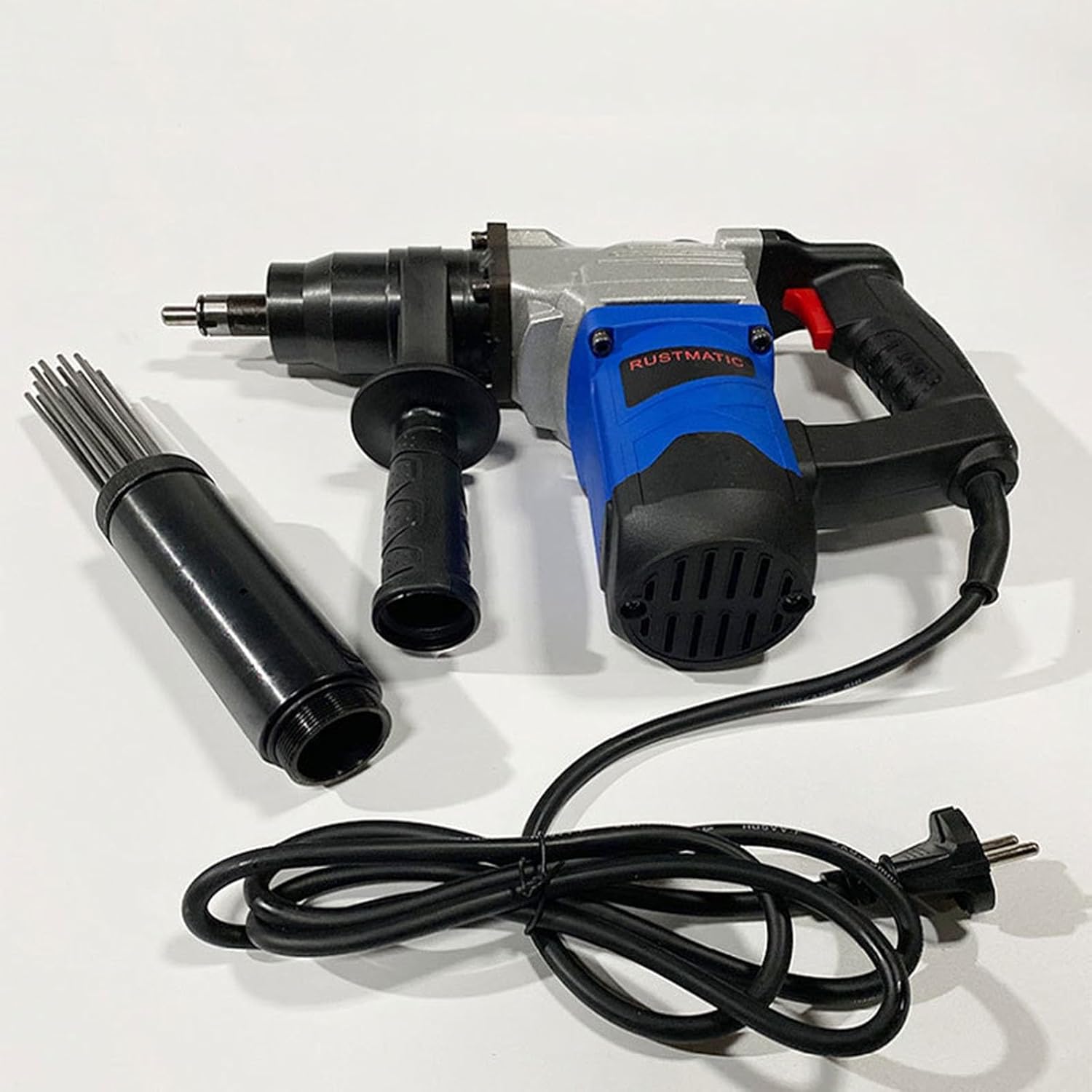 Rusopobe Compact Electric Needle Scaler 1100W Power Tool