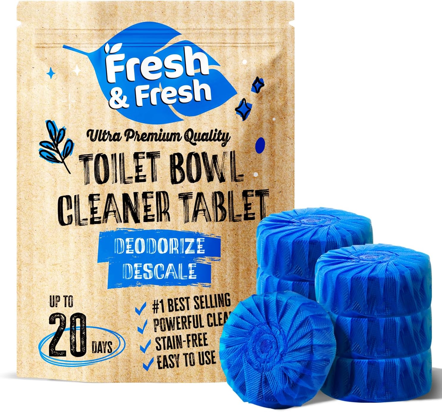 Fresh Fresh Toilet Bowl Cleaner Tablets 25 Count 1
