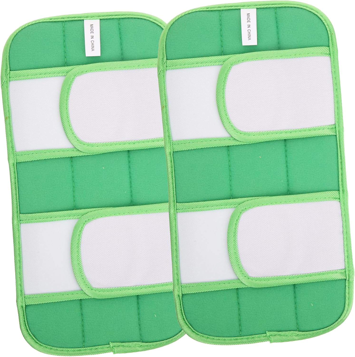 2pcs Reusable Fiber Mop Pads for Hardwood and Smooth Floors