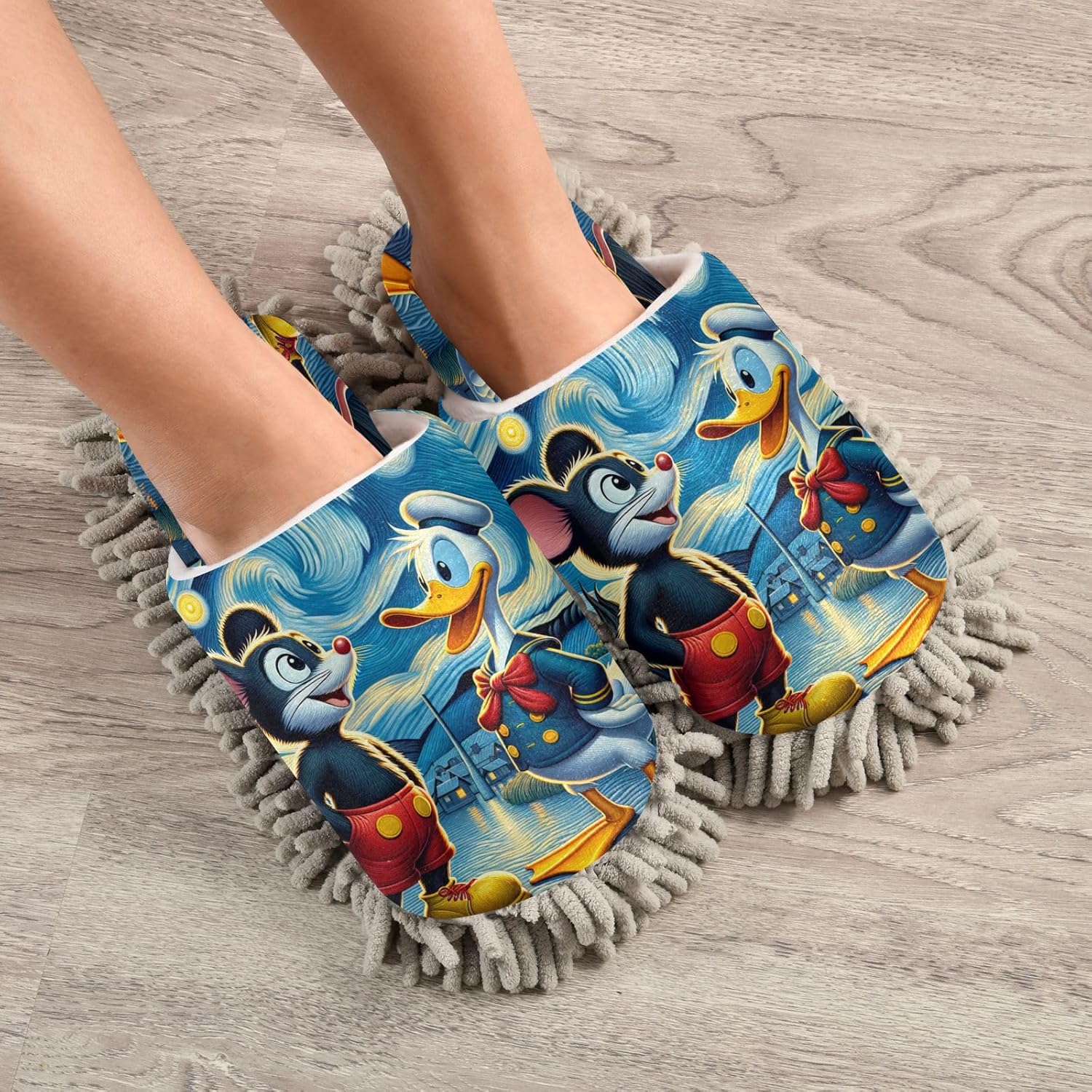 Zhirexin Starry Night Kitchen Cleaning Slippers