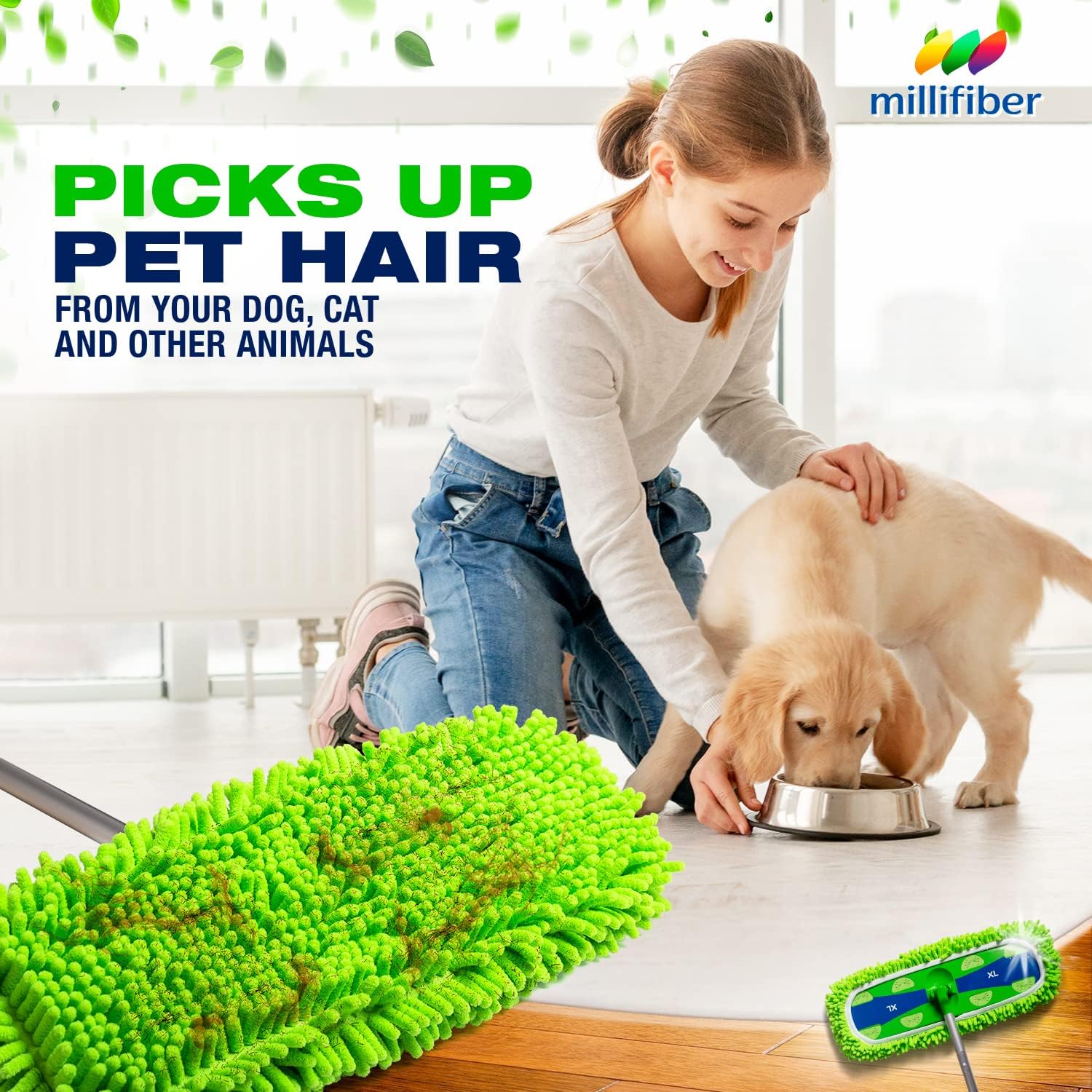 Millifiber X-Large Dust Mop Refill 6 Pack - Pet Friendly