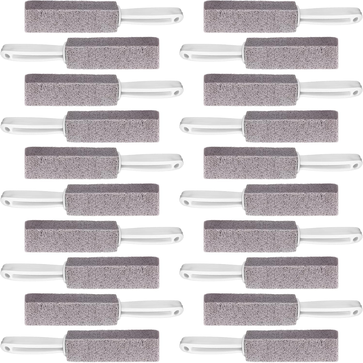 20 Pack Pumice Stones with Handle for Toilet and Bath