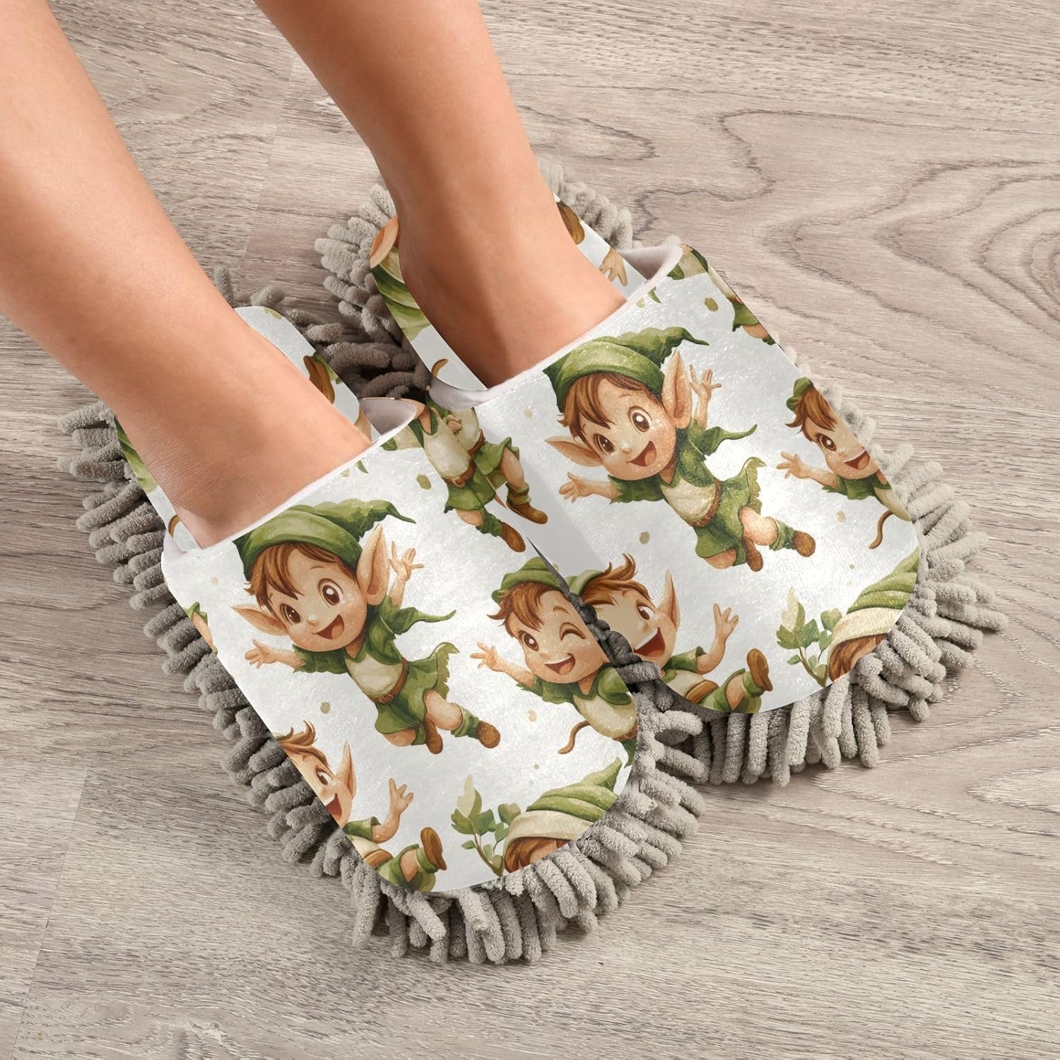 FLildon Microfiber Cleaning Slippers for Men Women 1