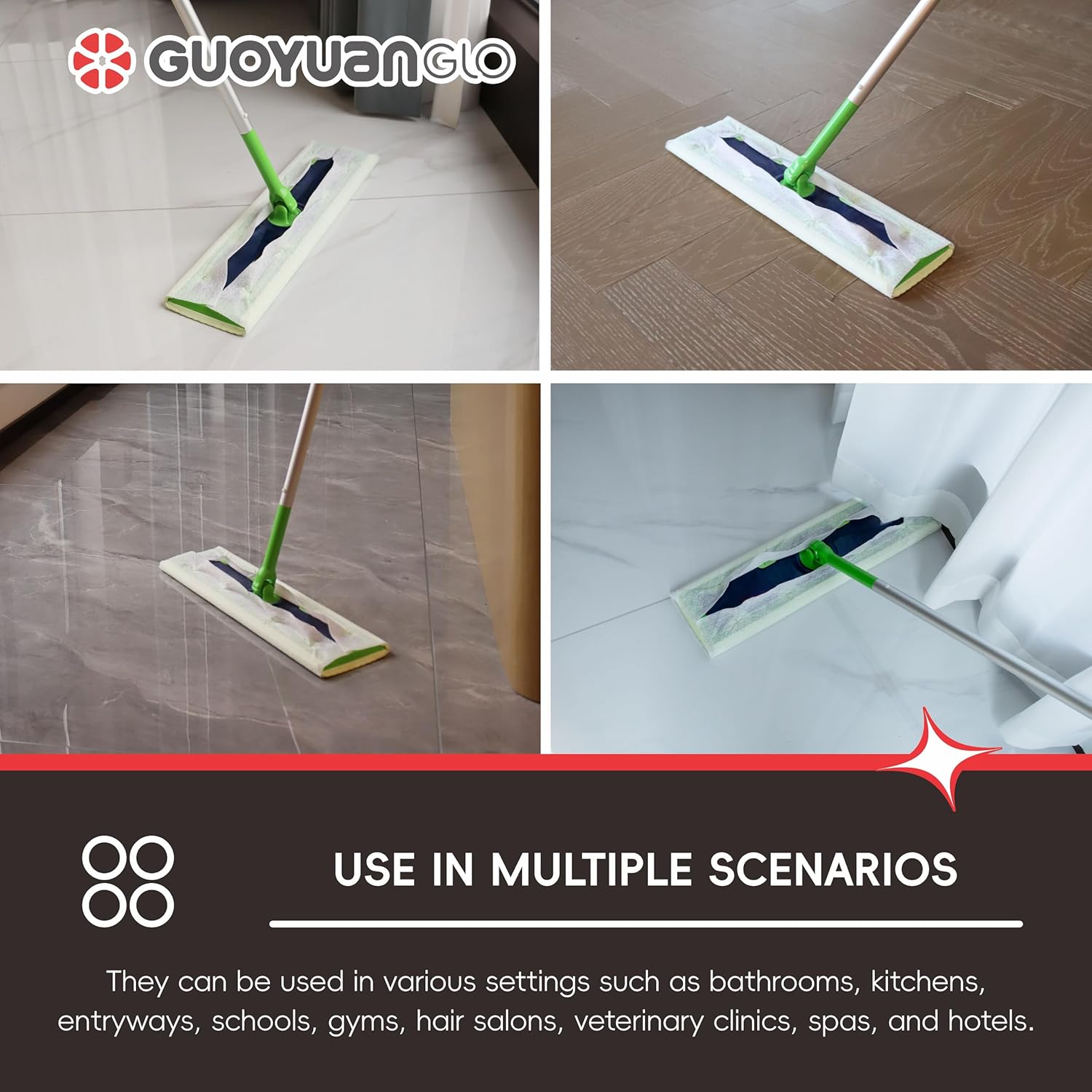 XL Dry Sweeping Cloths for Floor Cleaning 120 Counts