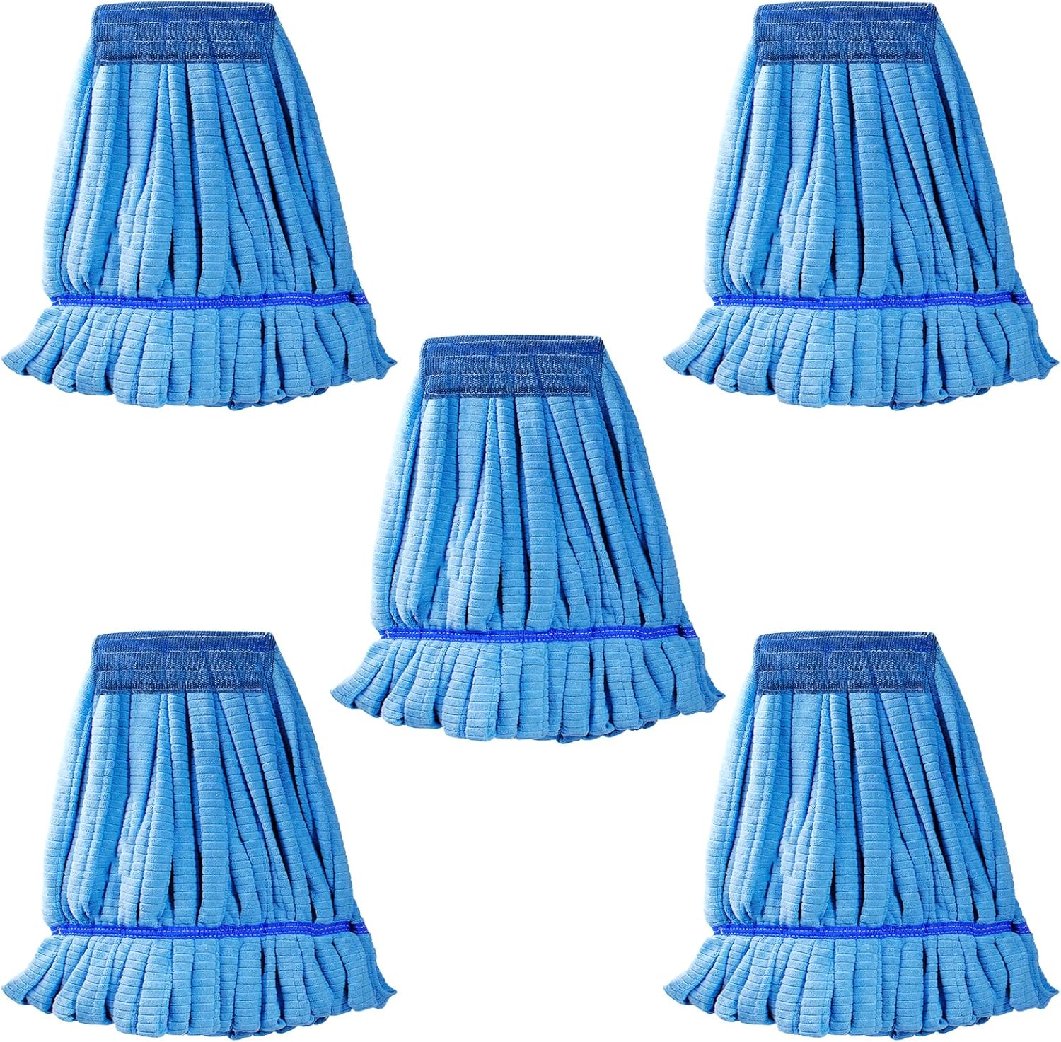 5 Pcs Commercial Mop Head Replacement Tubes