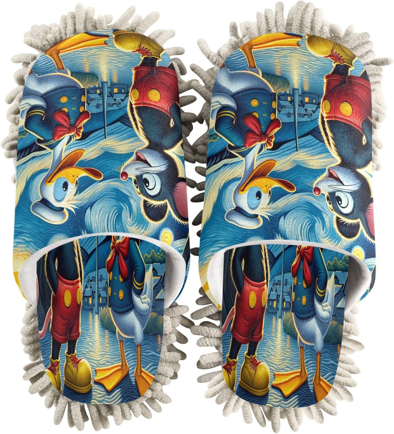 Zhirexin Starry Night Kitchen Cleaning Slippers