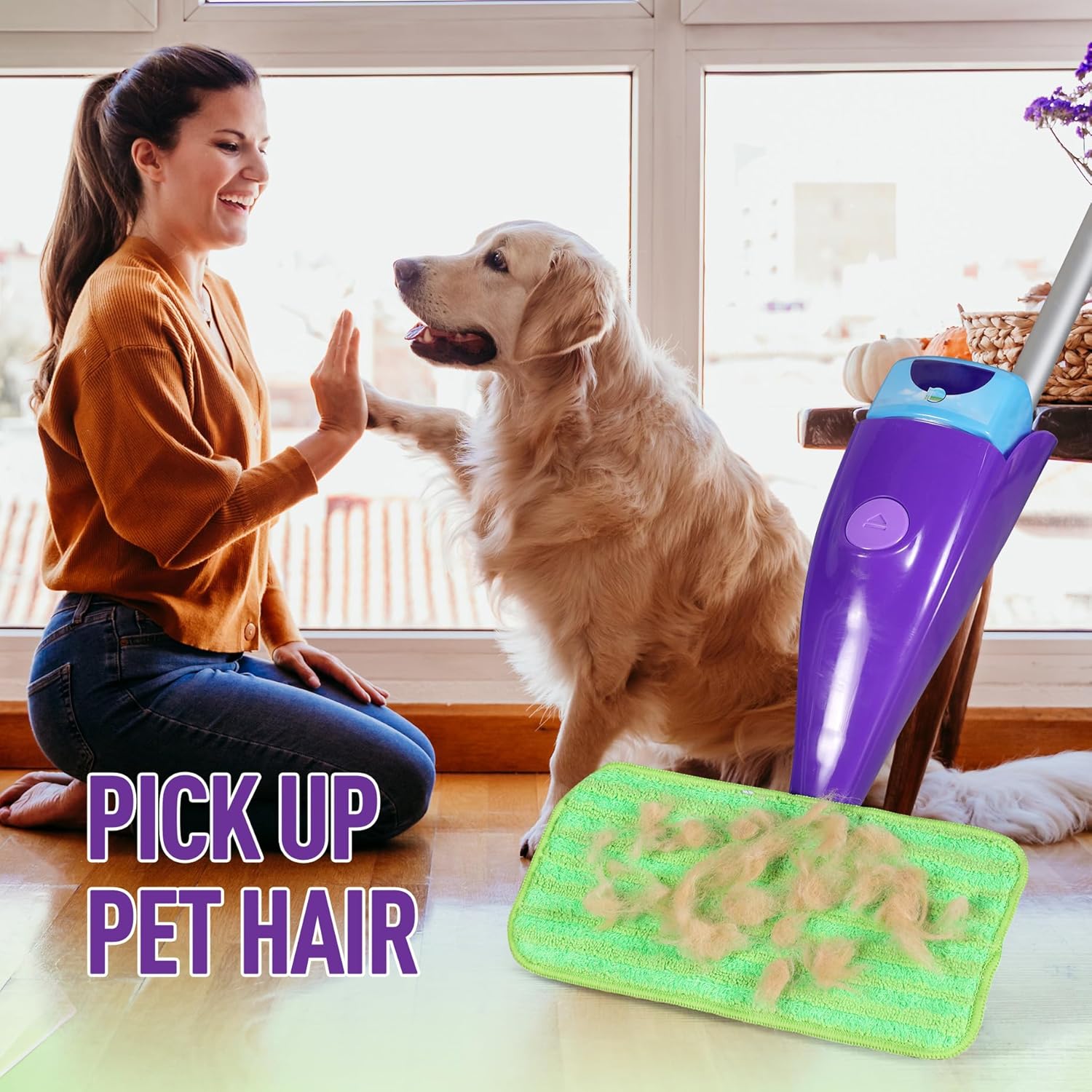 6 Pack Reusable Mop Pads for Swiffer WetJet