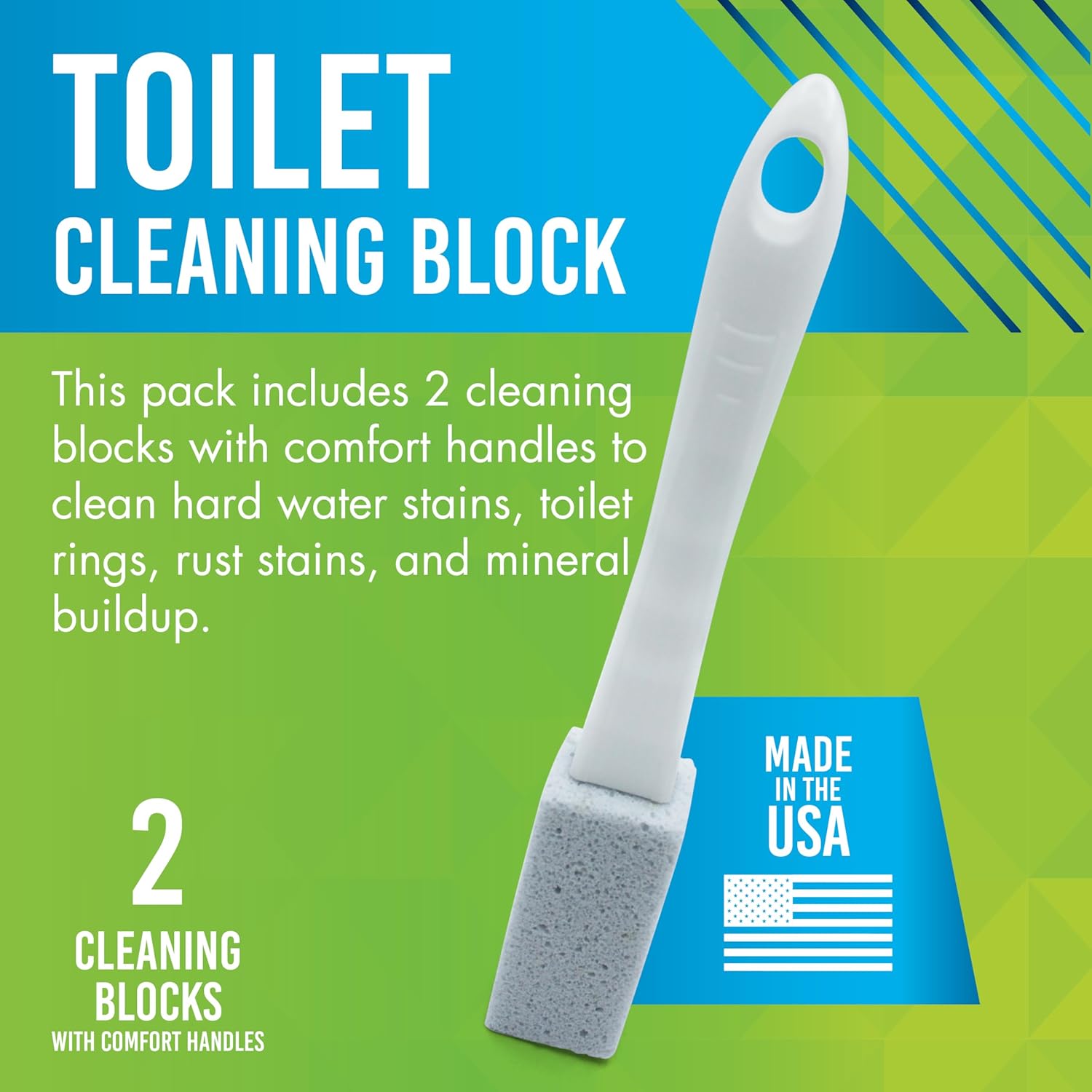 Summit Brands EarthStone Toilet Cleaning Block 2-Pack