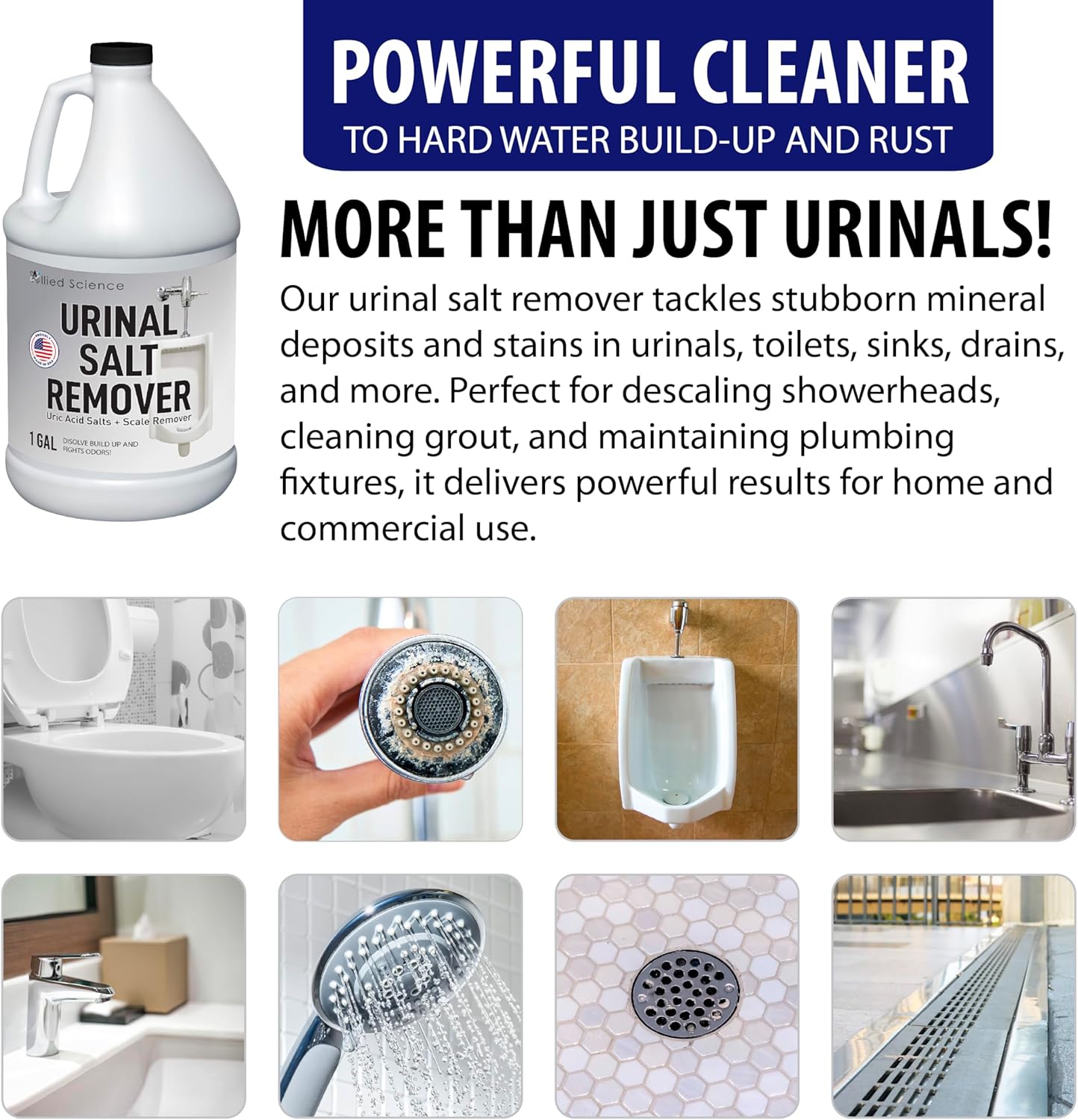 Allied Science Urinal Salt Remover 4 Gallons