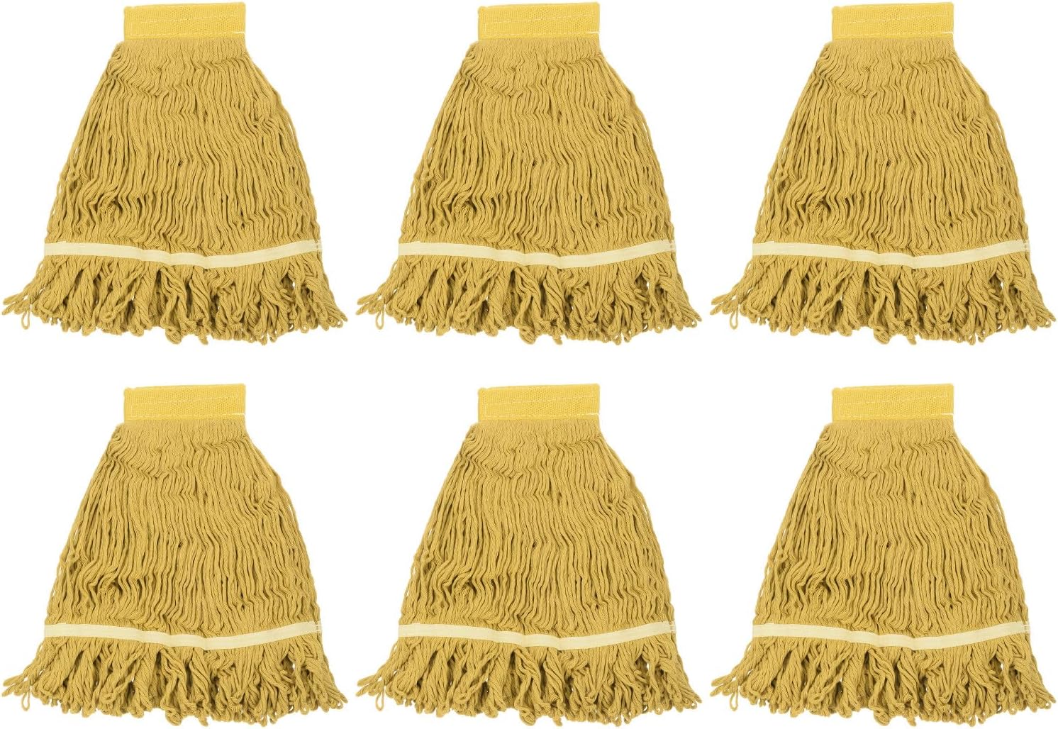 Uxcell 6Pcs Cotton String Mop Head Replacement