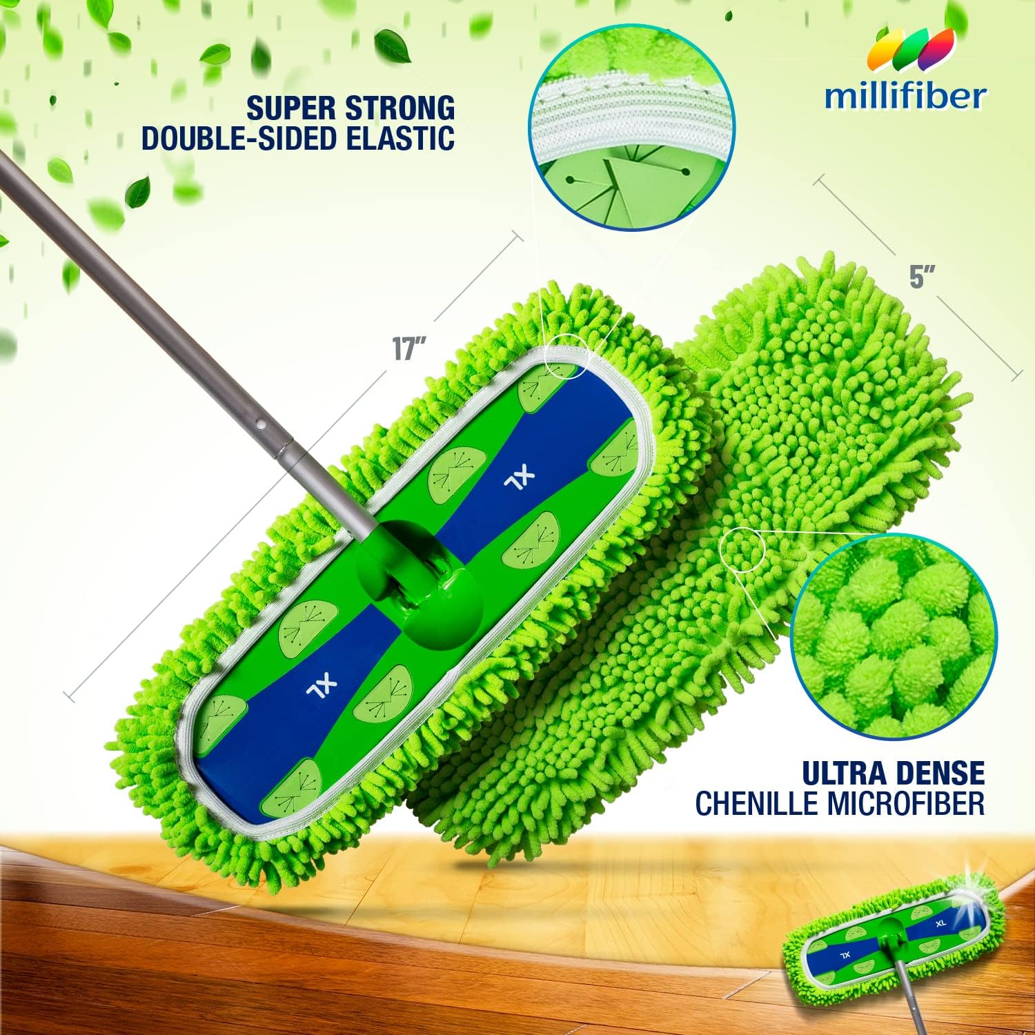 Millifiber X-Large Dust Mop Refill 6 Pack - Pet Friendly