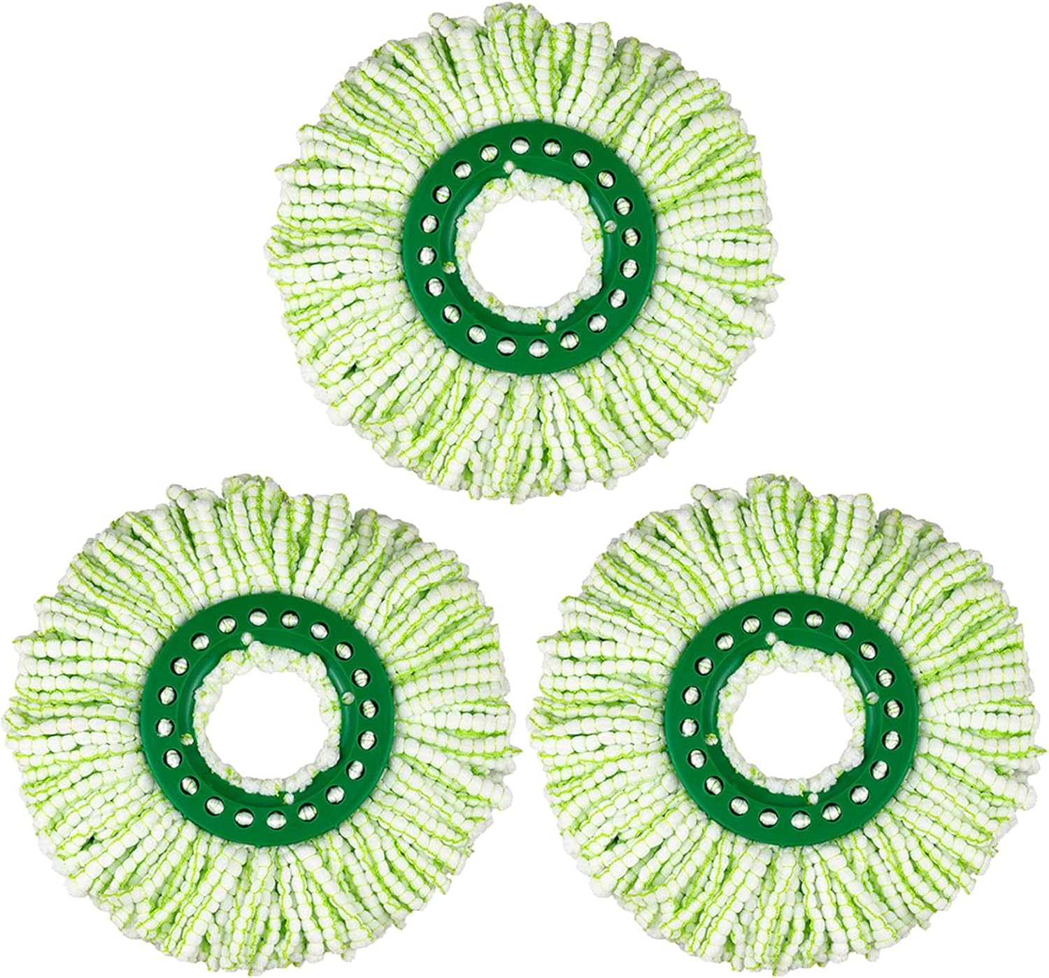 3 Pack Mop Replacement Heads for Libman Tornado Spin Mop System