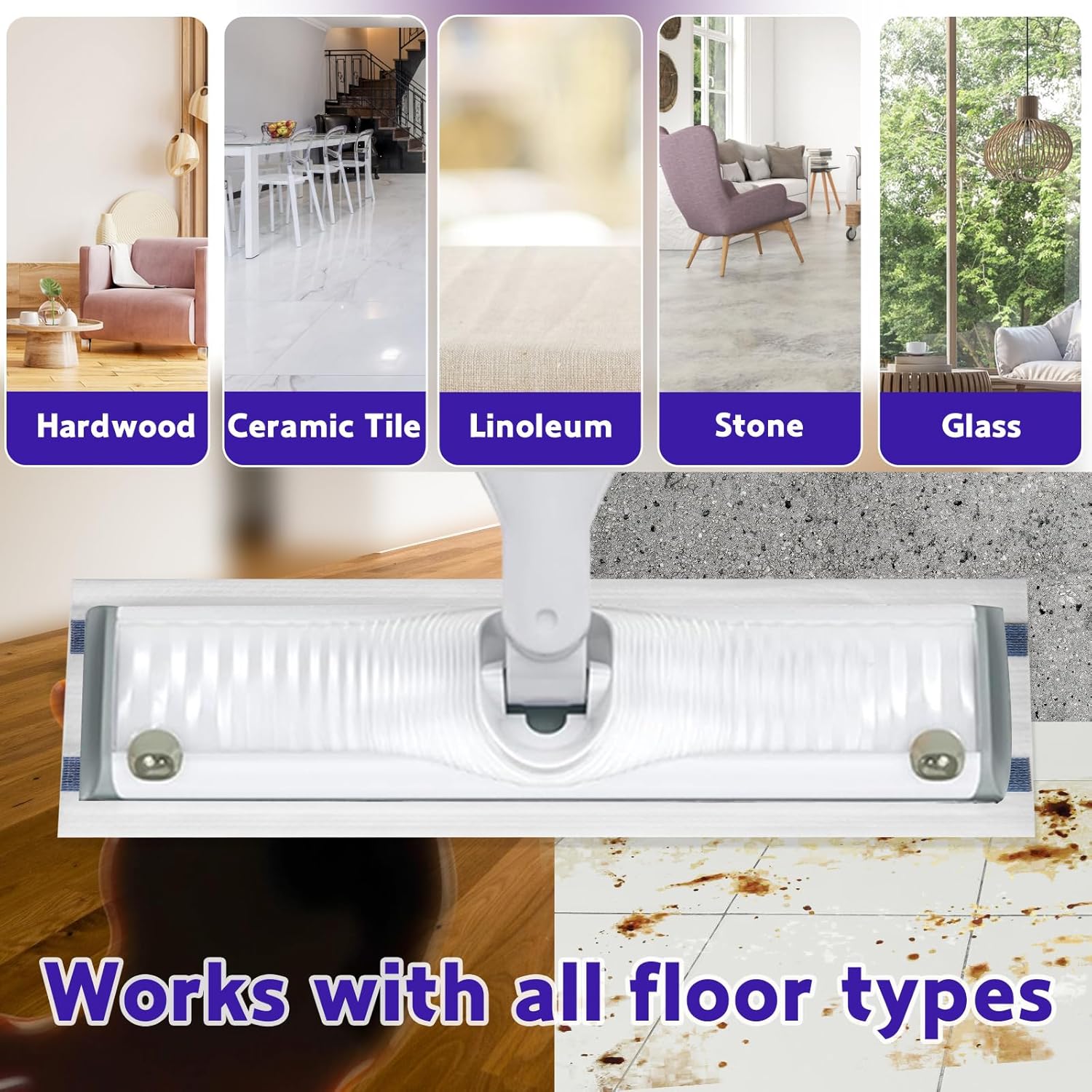 Chyodi 12-Pack Swiffer PowerMop Refills - Super Absorbent Multi-Surface Cleaning