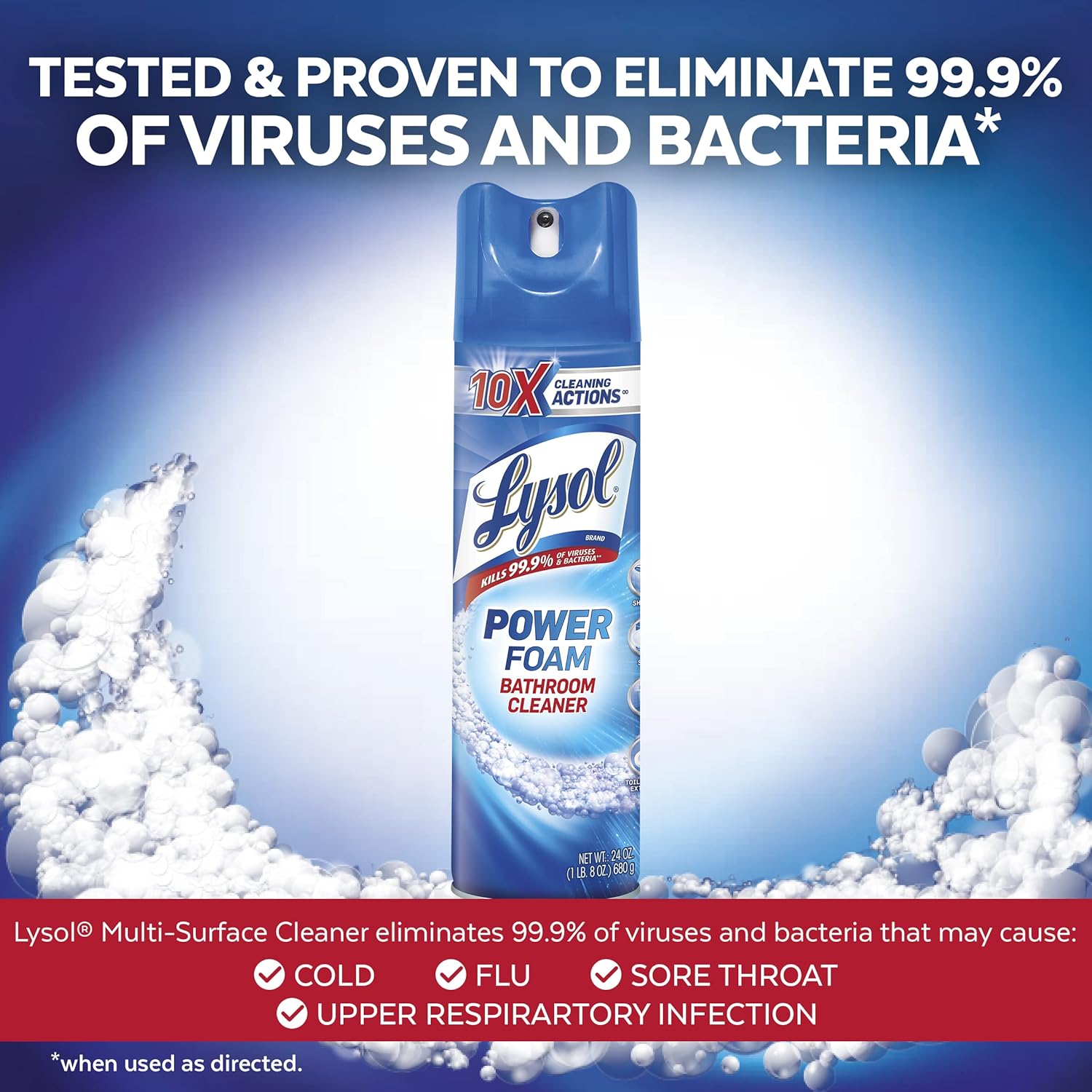 Lysol Bathroom Cleaner Island Breeze 24 Ounce