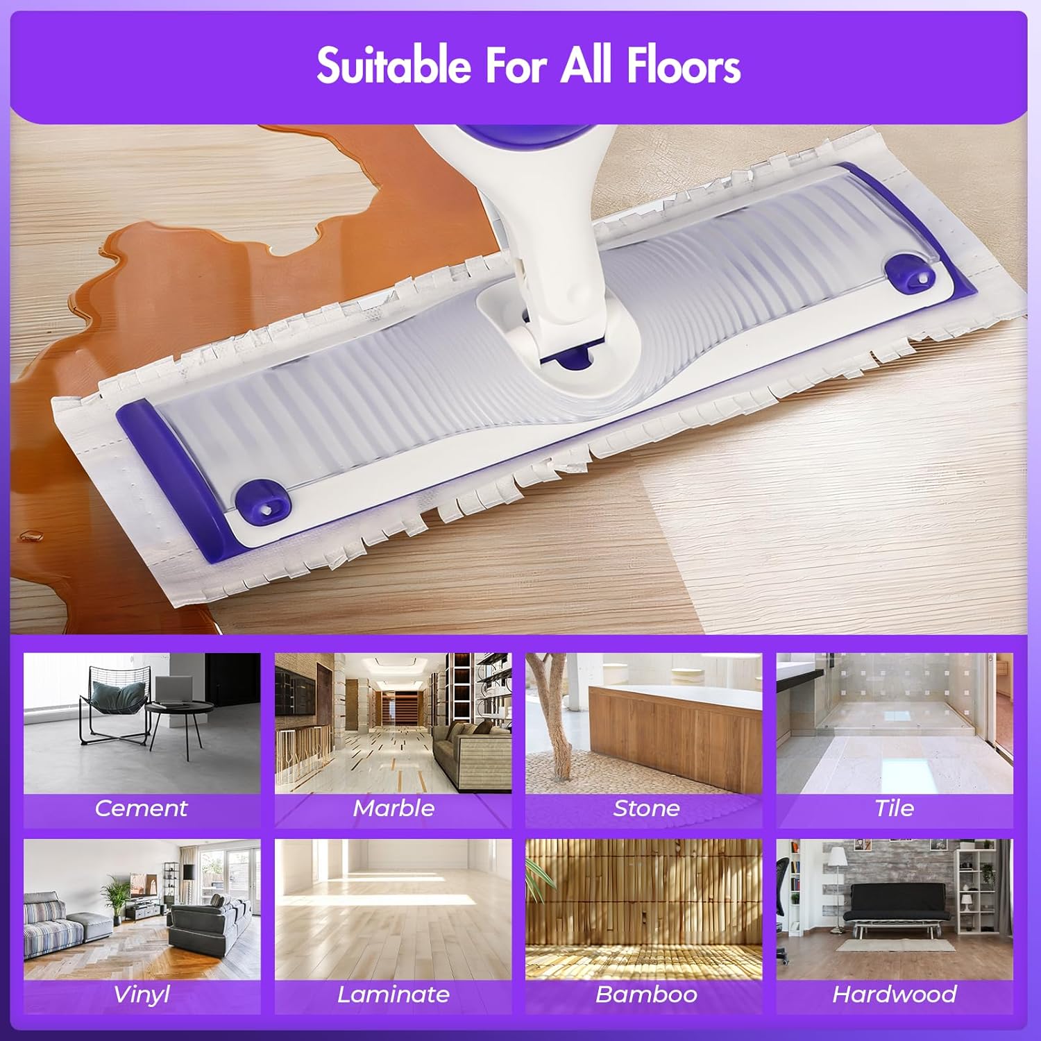 30 Pack Swiffer PowerMop Refill Pads for Multi-Surface Cleaning