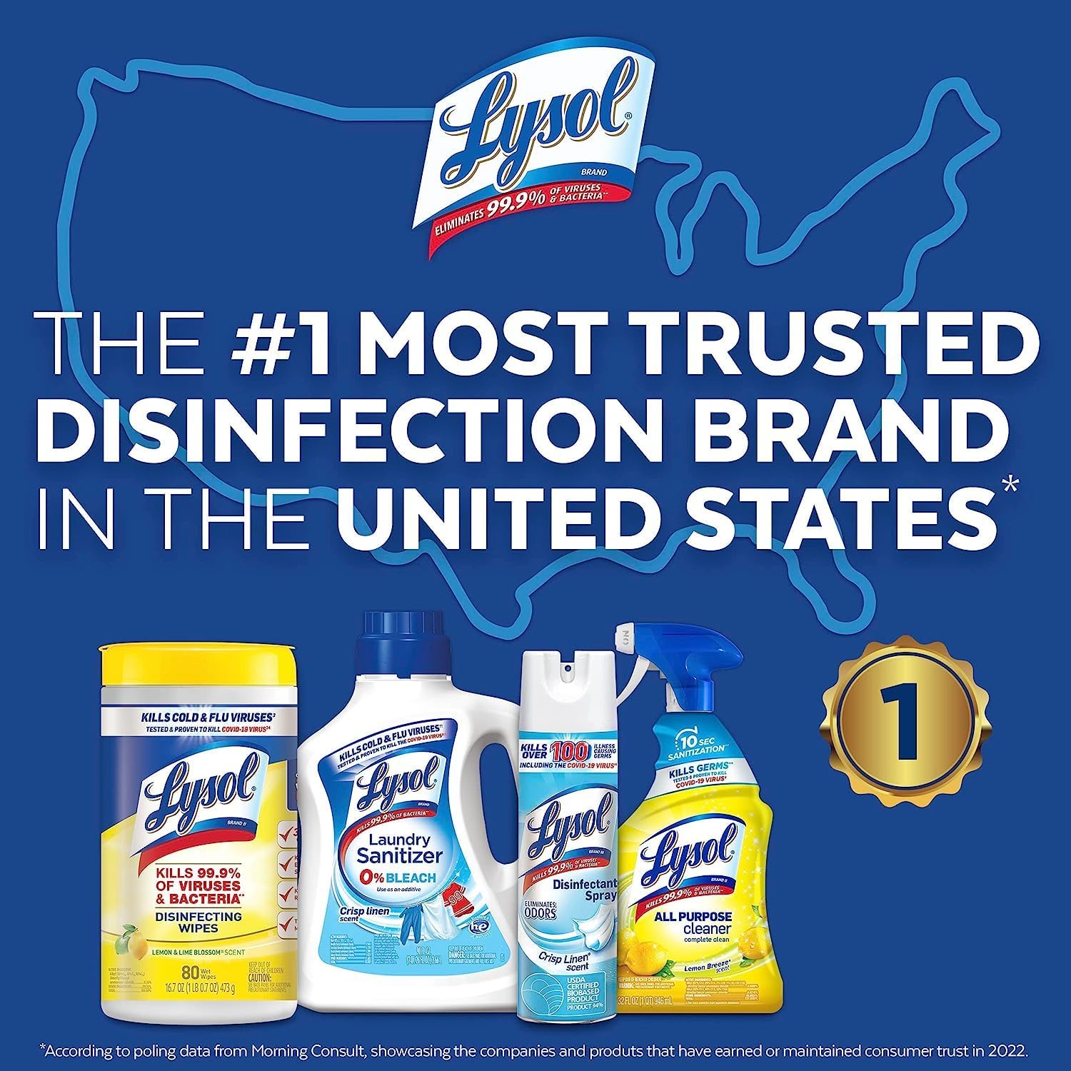Lysol Disinfectant Toilet Bowl Cleaner 4 Count 1