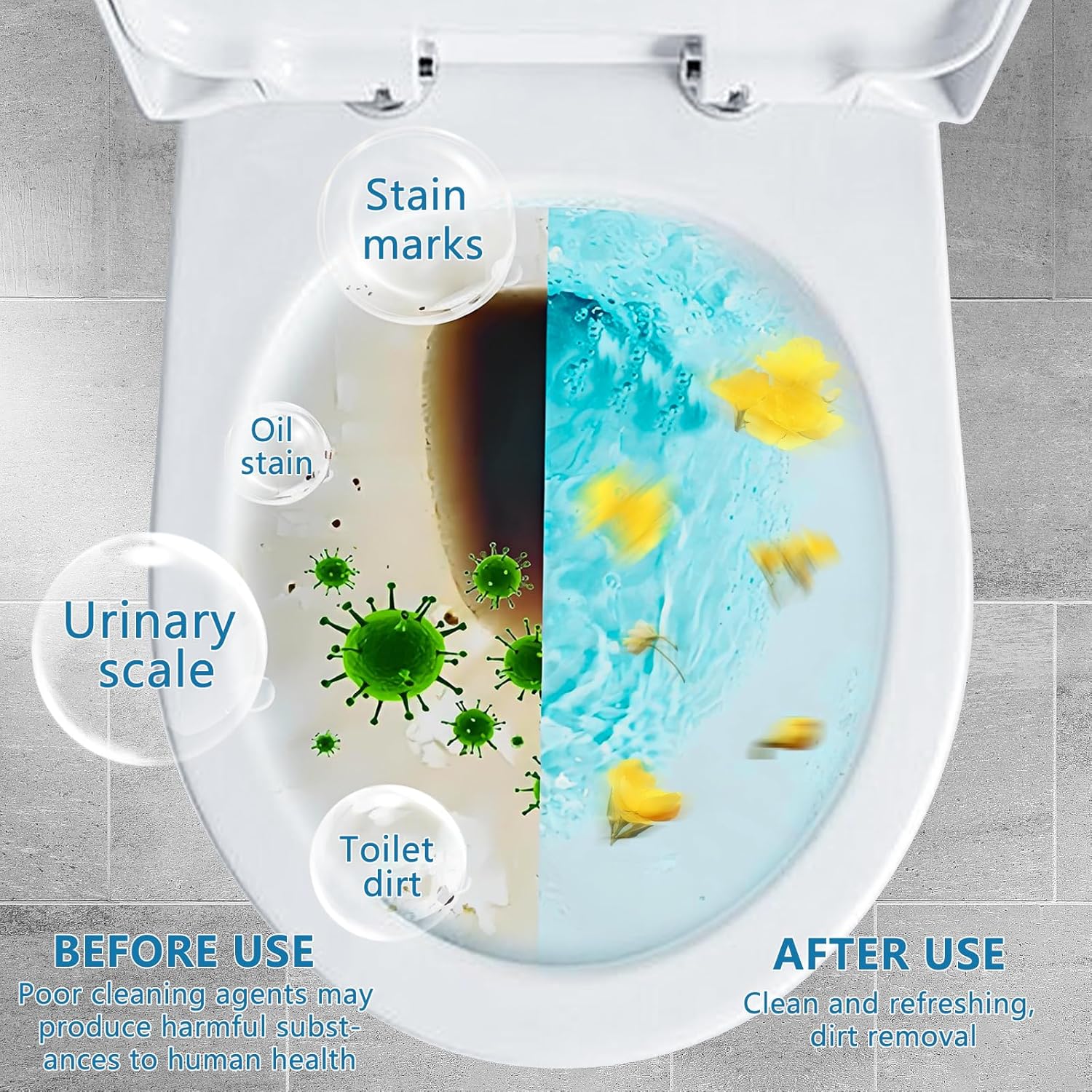 Krris Cleaning Expert Daylily Foam Toilet Cleaner 4-Pack