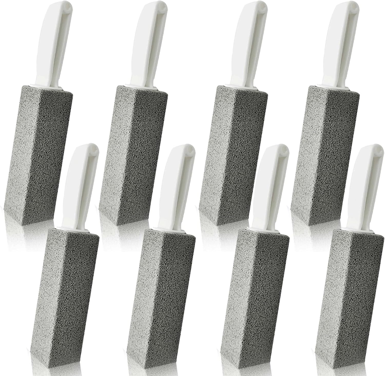 Eksjua 8 Pack Pumice Stone Toilet Cleaner with Handle 1