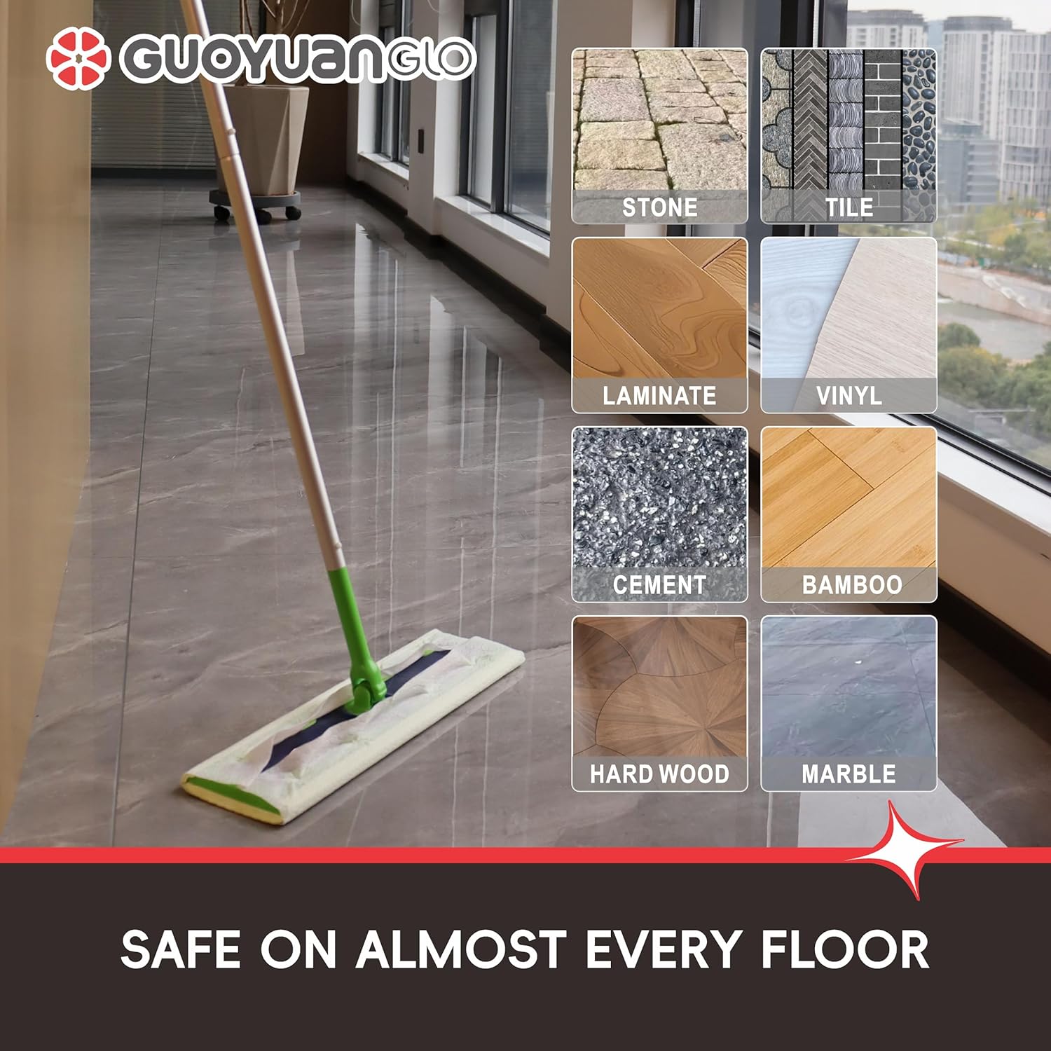 XL Dry Sweeping Cloths for Floor Cleaning 120 Counts