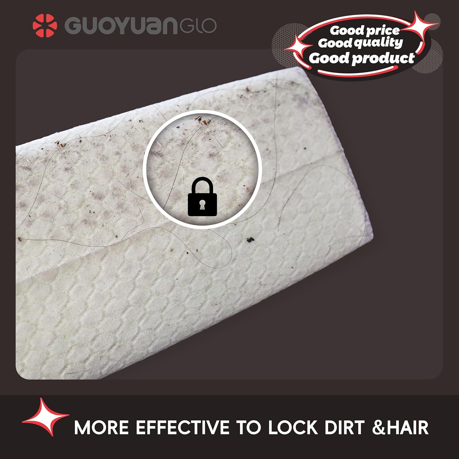 XL Dry Sweeping Cloths for Floor Cleaning 120 Counts