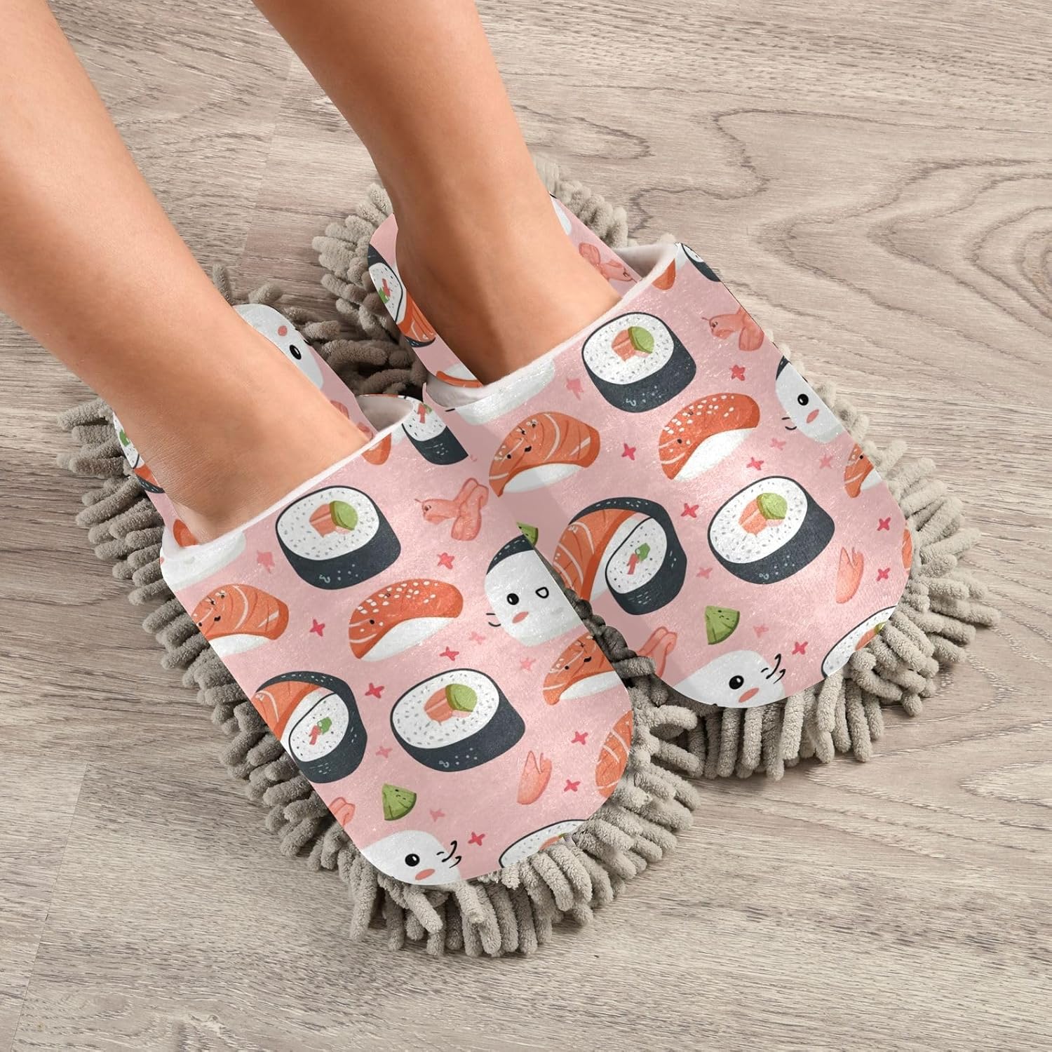 Zhirexin Cartoon Sushi Cleaning Slippers