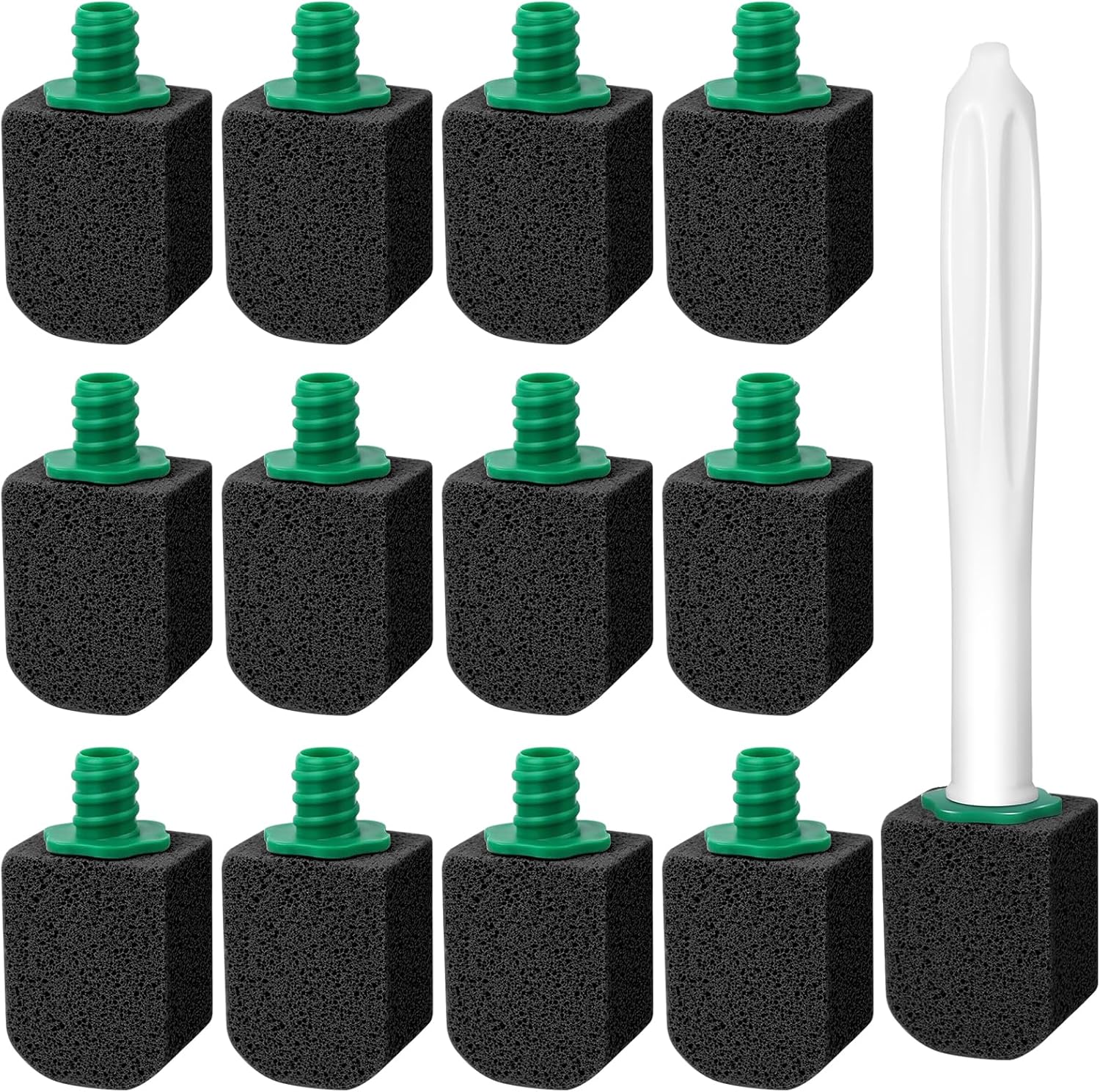12PCS Pumice Stone Toilet Cleaner with Long Handle 1