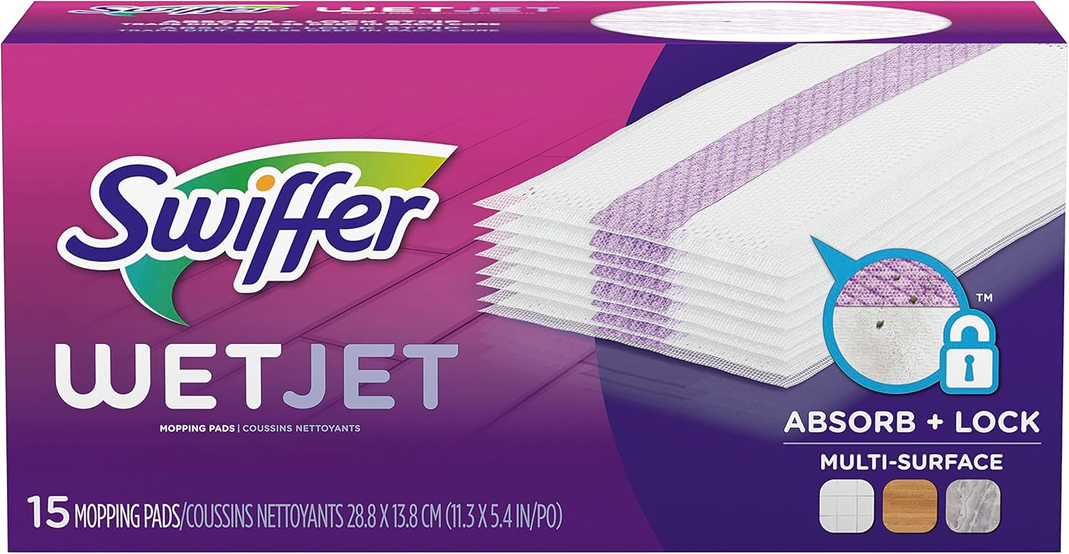 Swiffer WetJet Hardwood Floor Cleaner Refill 15 Count